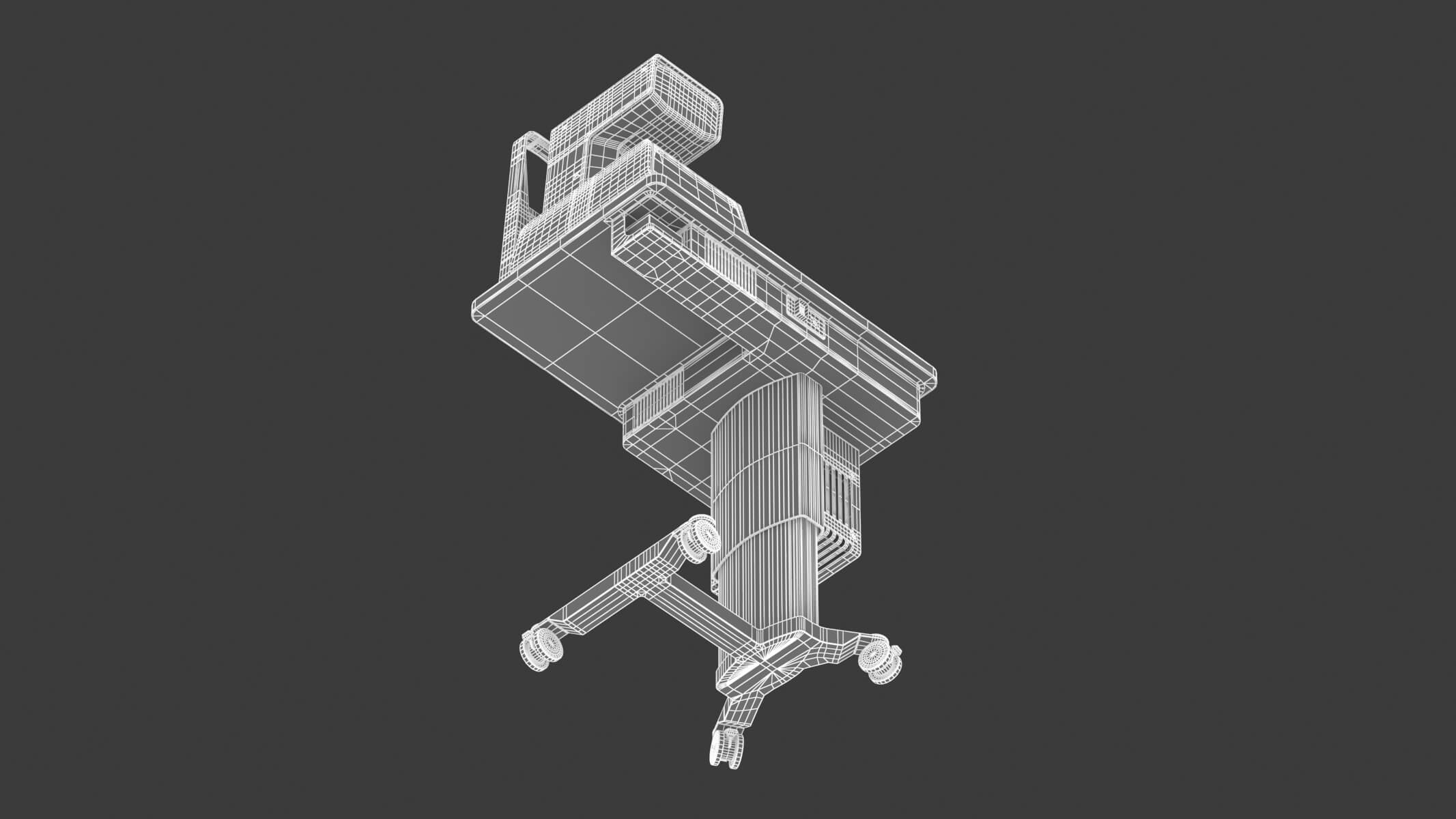 Medical SS-Oct Biometer 3D Model by frezzy