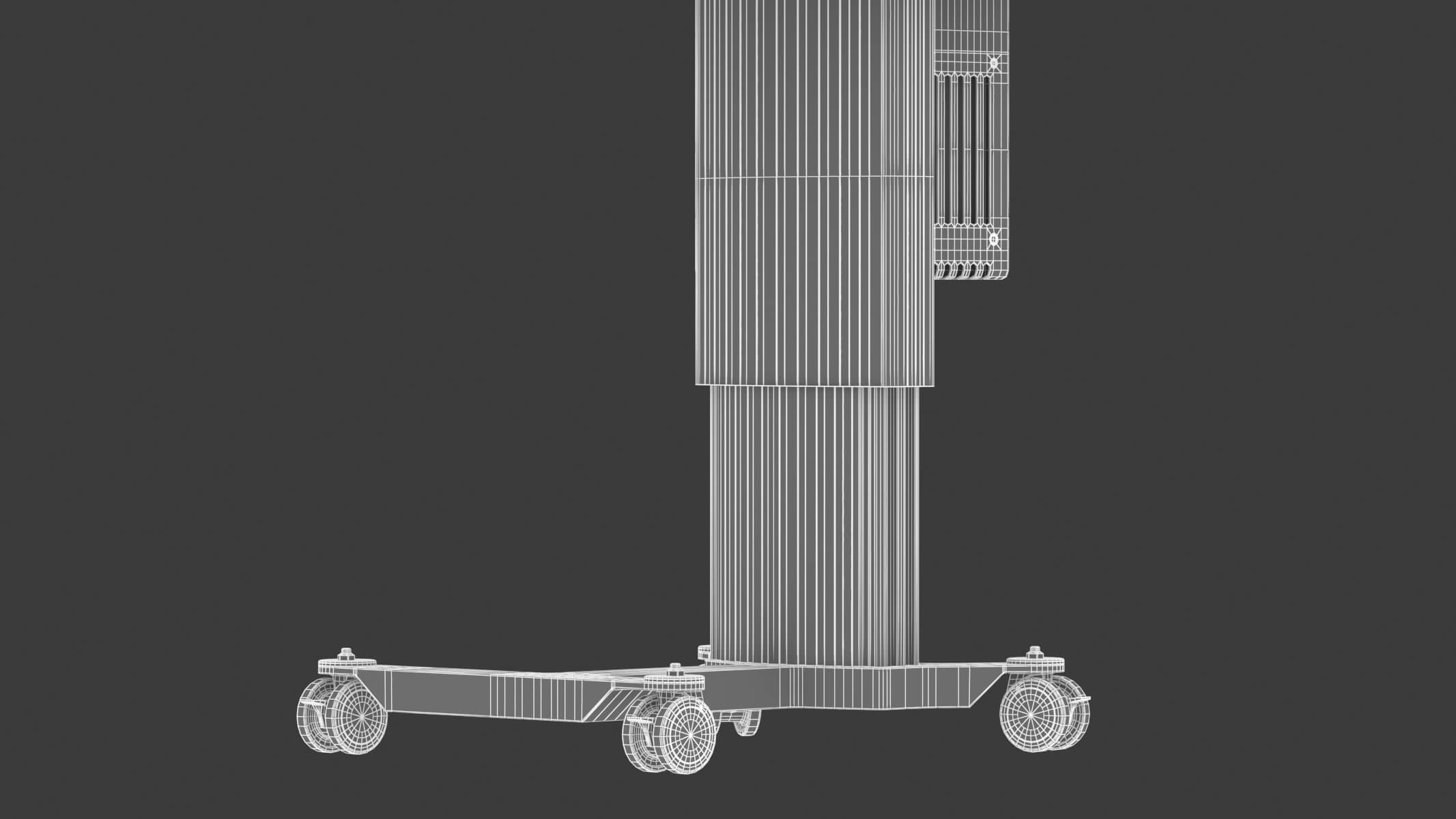 Medical SS-Oct Biometer 3D Model by frezzy