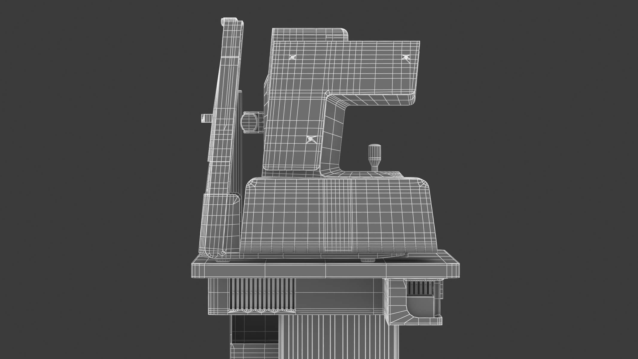 Medical SS-Oct Biometer 3D Model by frezzy