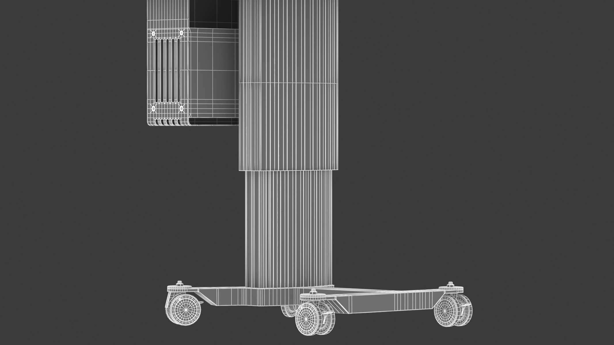 Medical SS-Oct Biometer 3D Model by frezzy