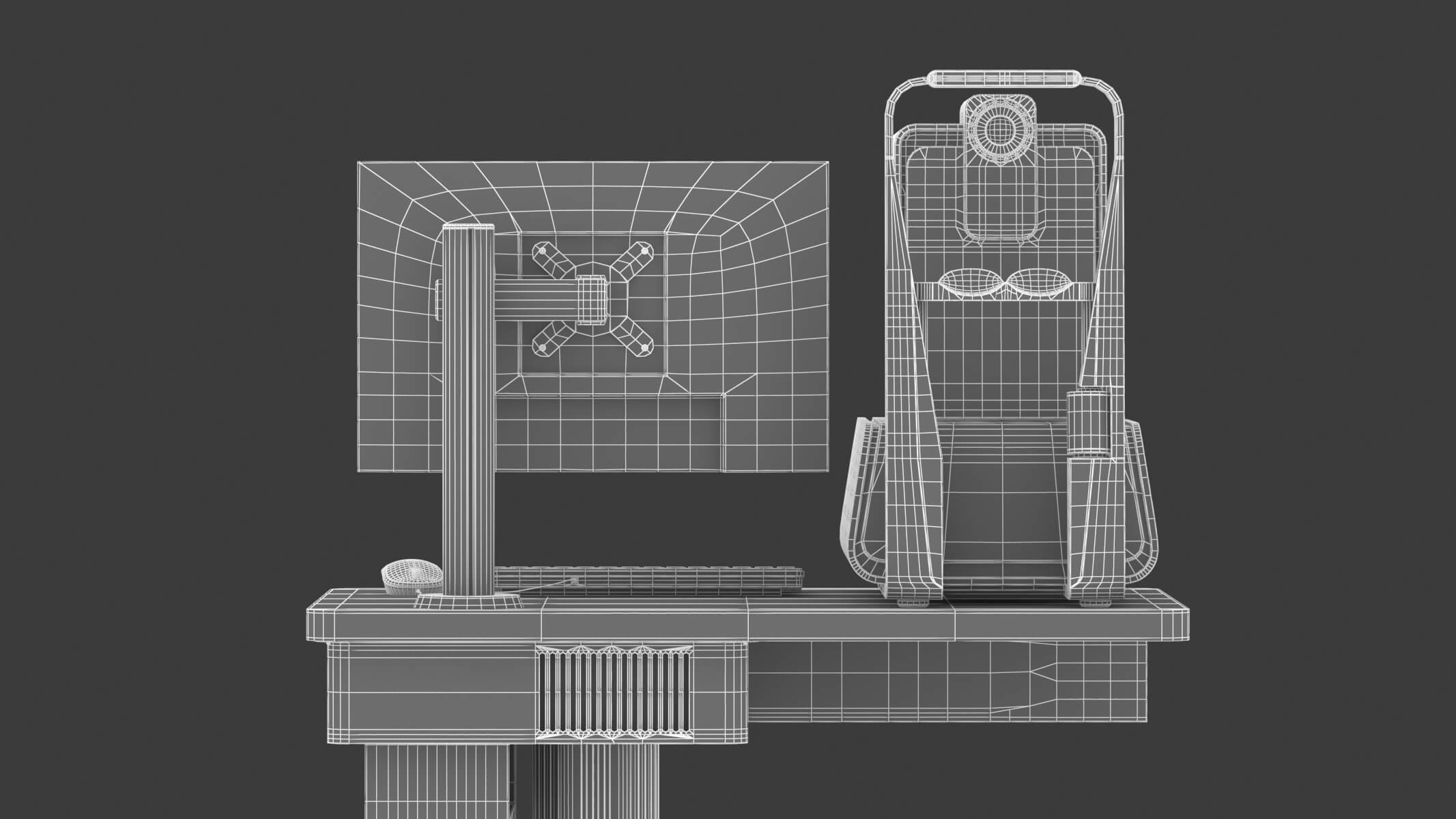 Medical SS-Oct Biometer 3D Model by frezzy