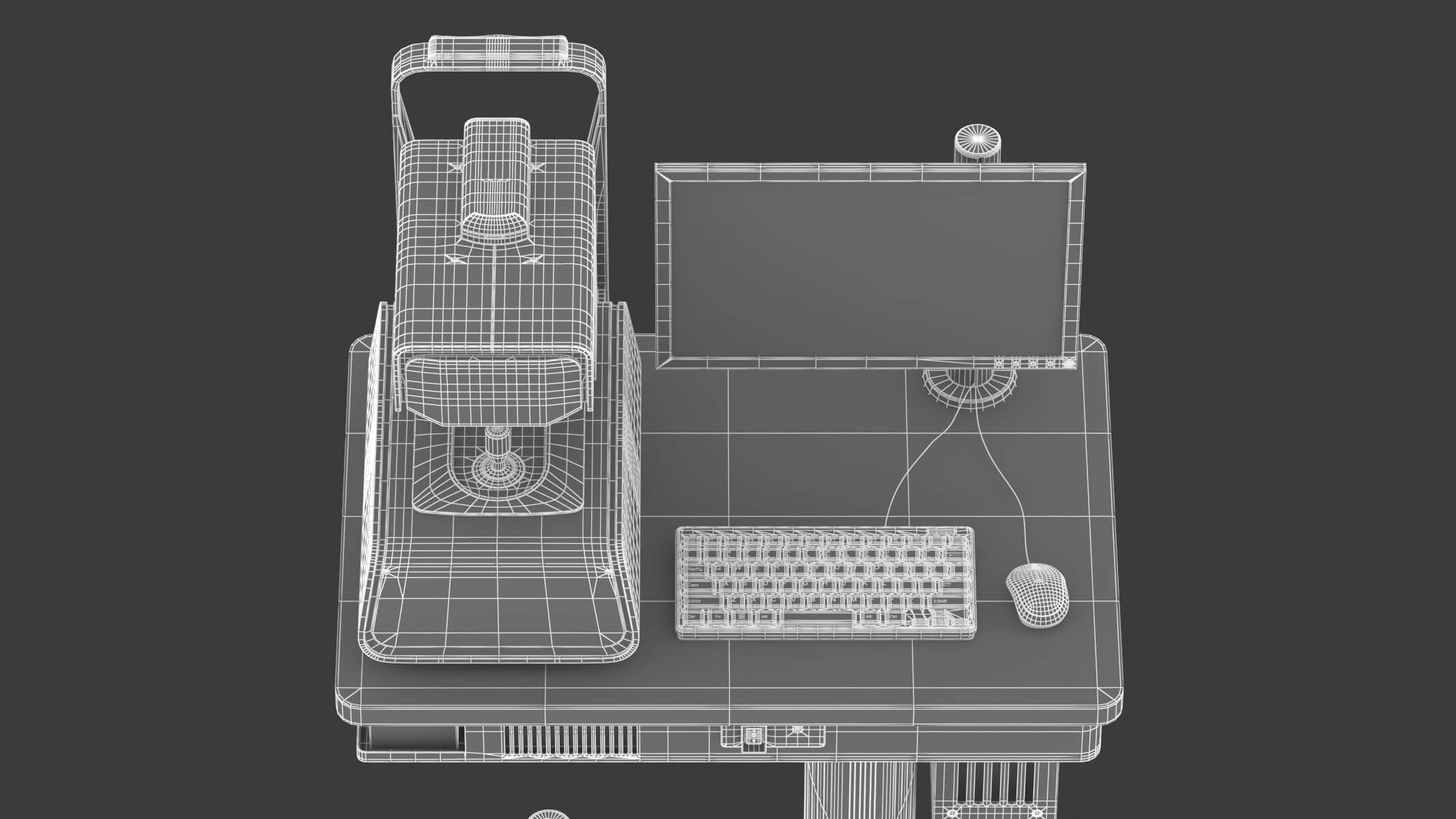 Medical SS-Oct Biometer 3D Model by frezzy