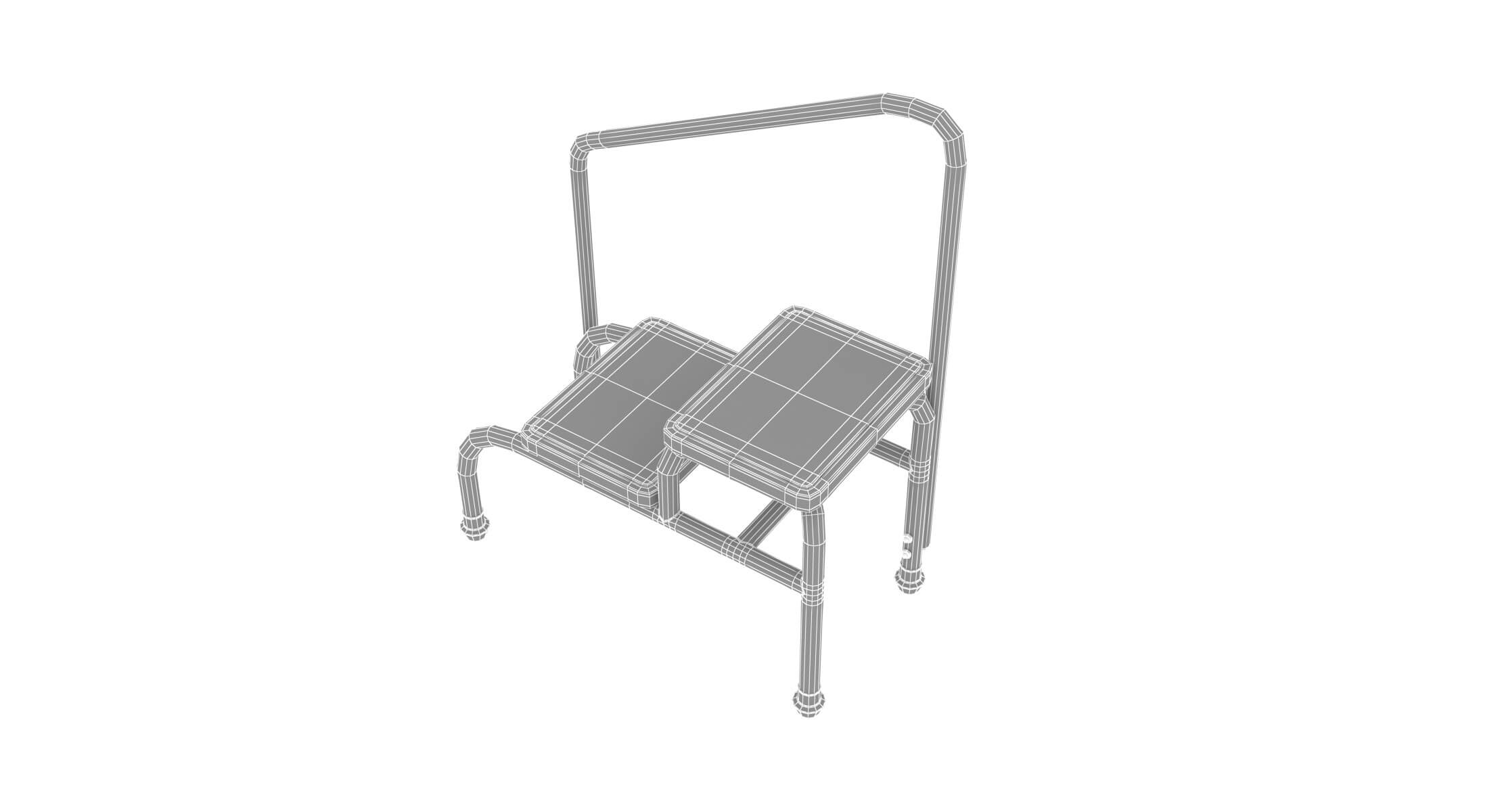 Medical Step Stool - 3D Model by frezzy