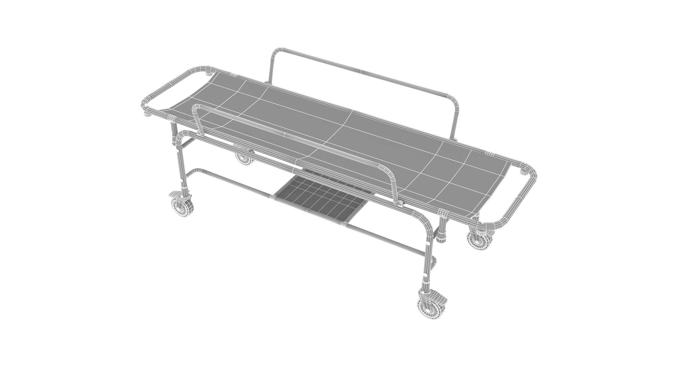 Medical Stretcher 3D Model by frezzy