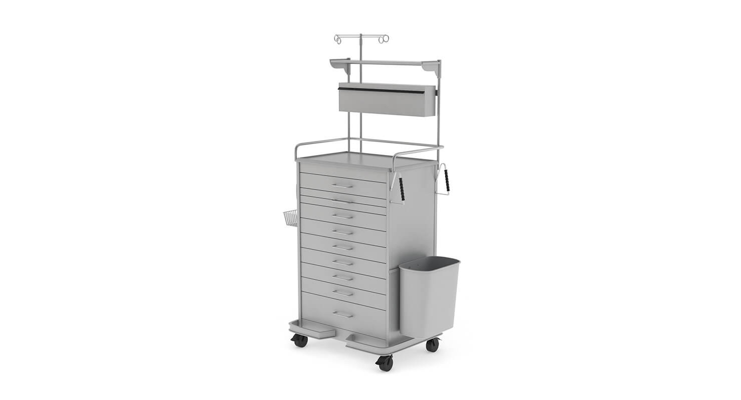 Medical Supply Cart 3D Model by frezzy