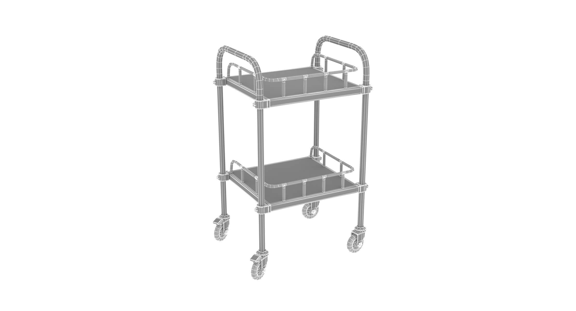 Medical Trolley 3D Model by frezzy