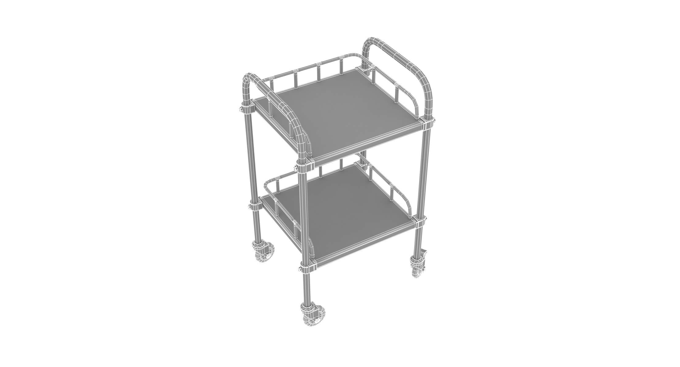 Medical Trolley 3D Model by frezzy