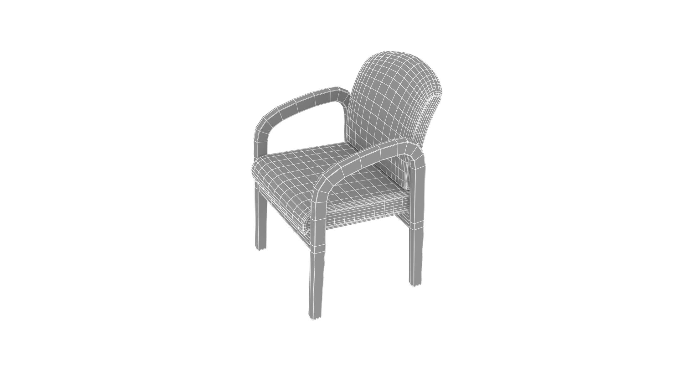 Medical Visitor Chair 3D Model by frezzy
