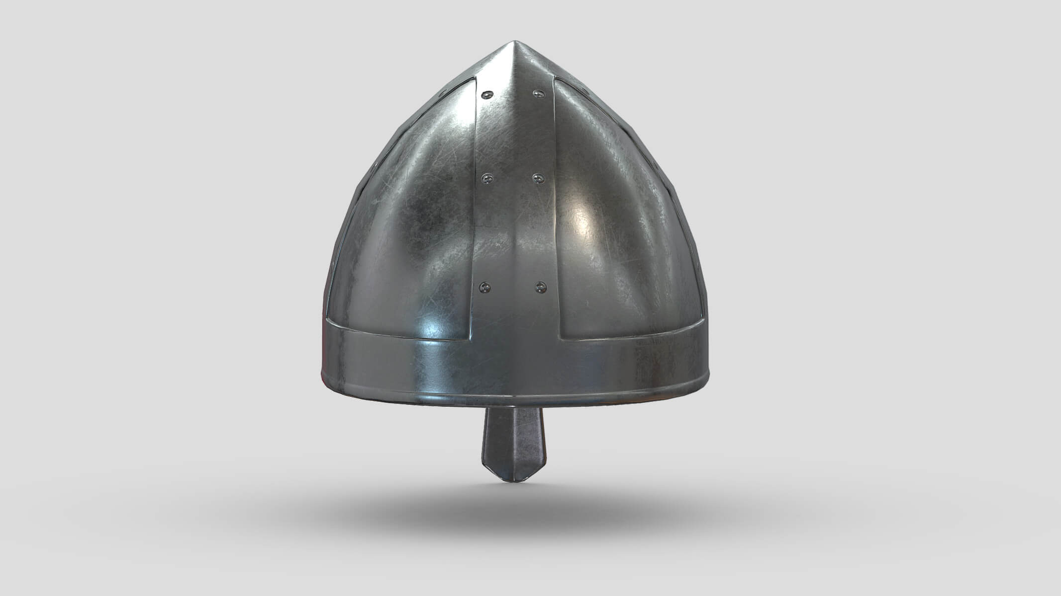 Medieval Helmet 05 Low Poly - 3D Model by frezzy