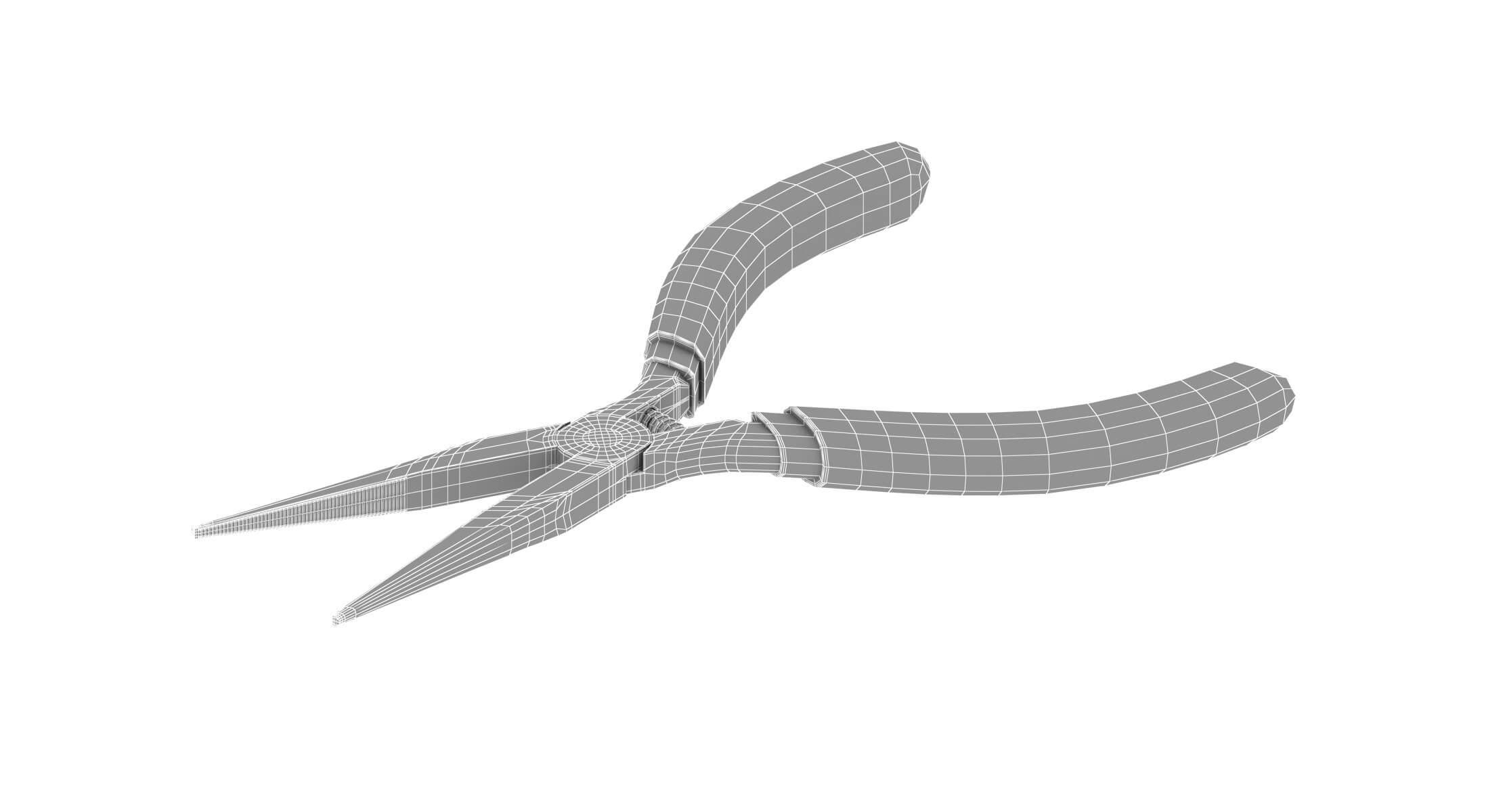 Needle Nose Pliers 3D Model by frezzy