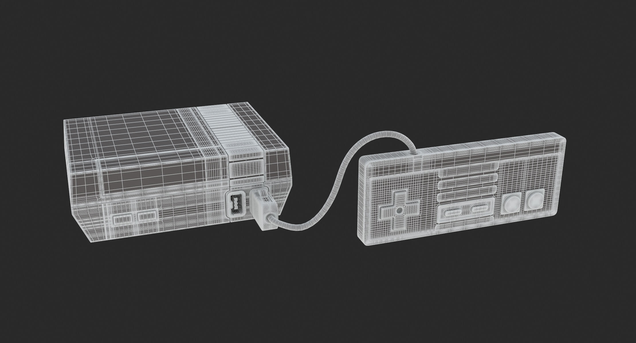 Nintendo Entertainment System - 3D Model by frezzy