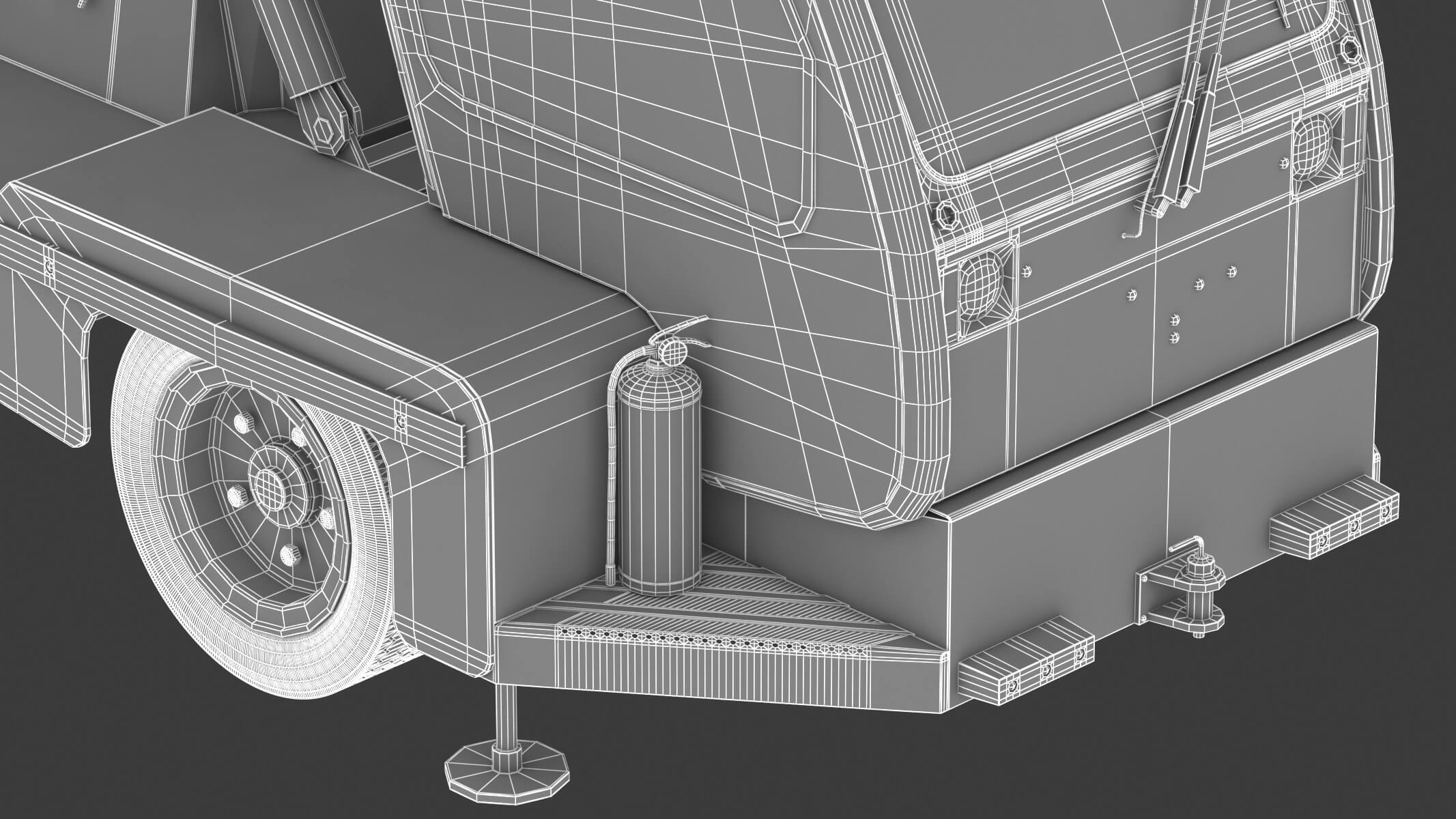 Passenger Steps Car 3D Model by frezzy