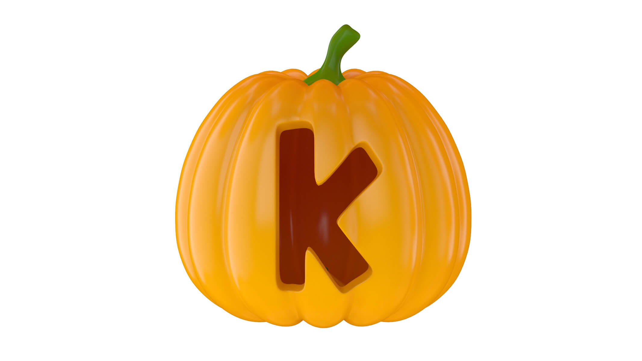Pumpkin Alphabet - 3D Model by frezzy