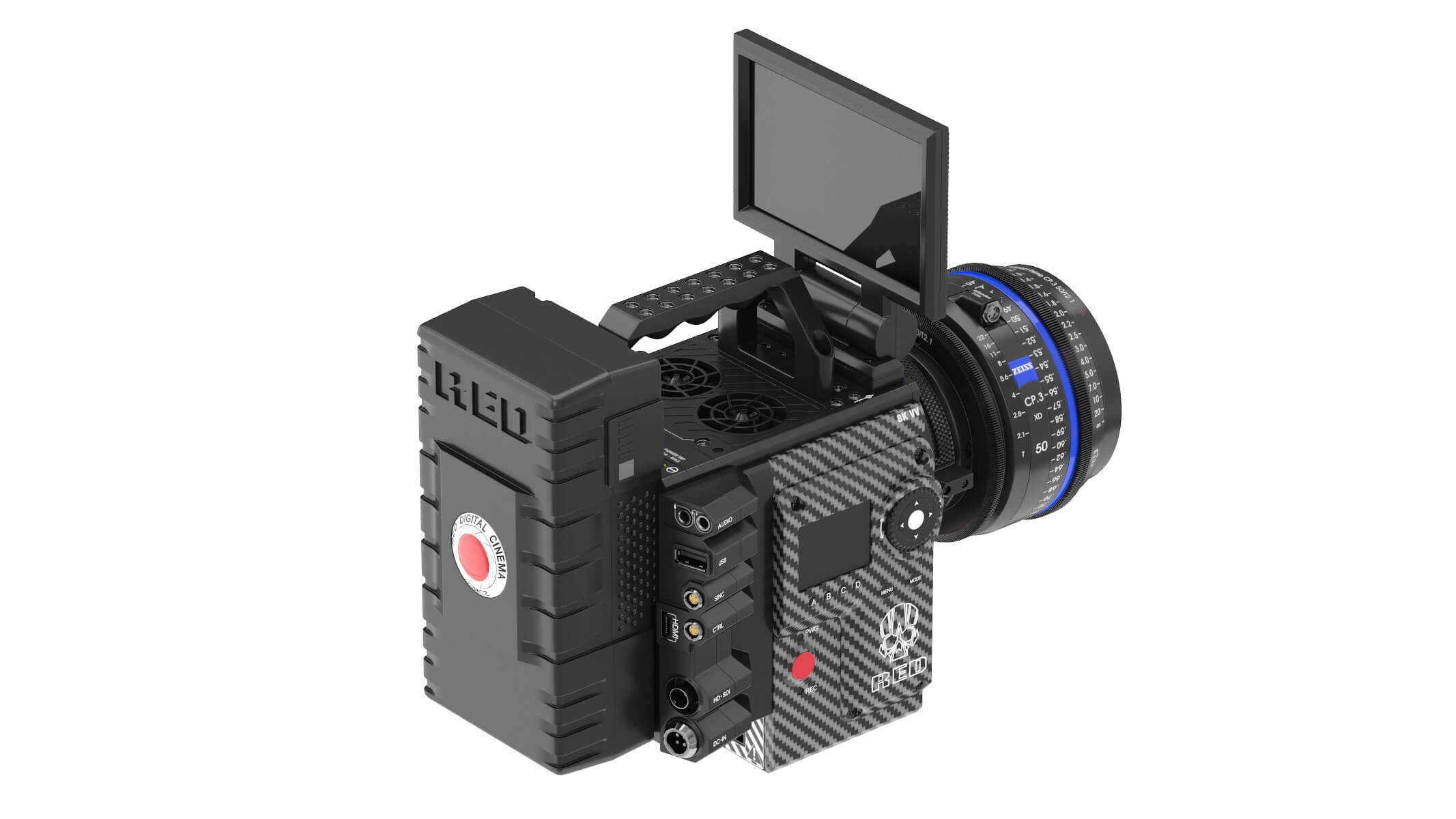 RED Weapon Monstro Cinema Camera - 3D Model by frezzy