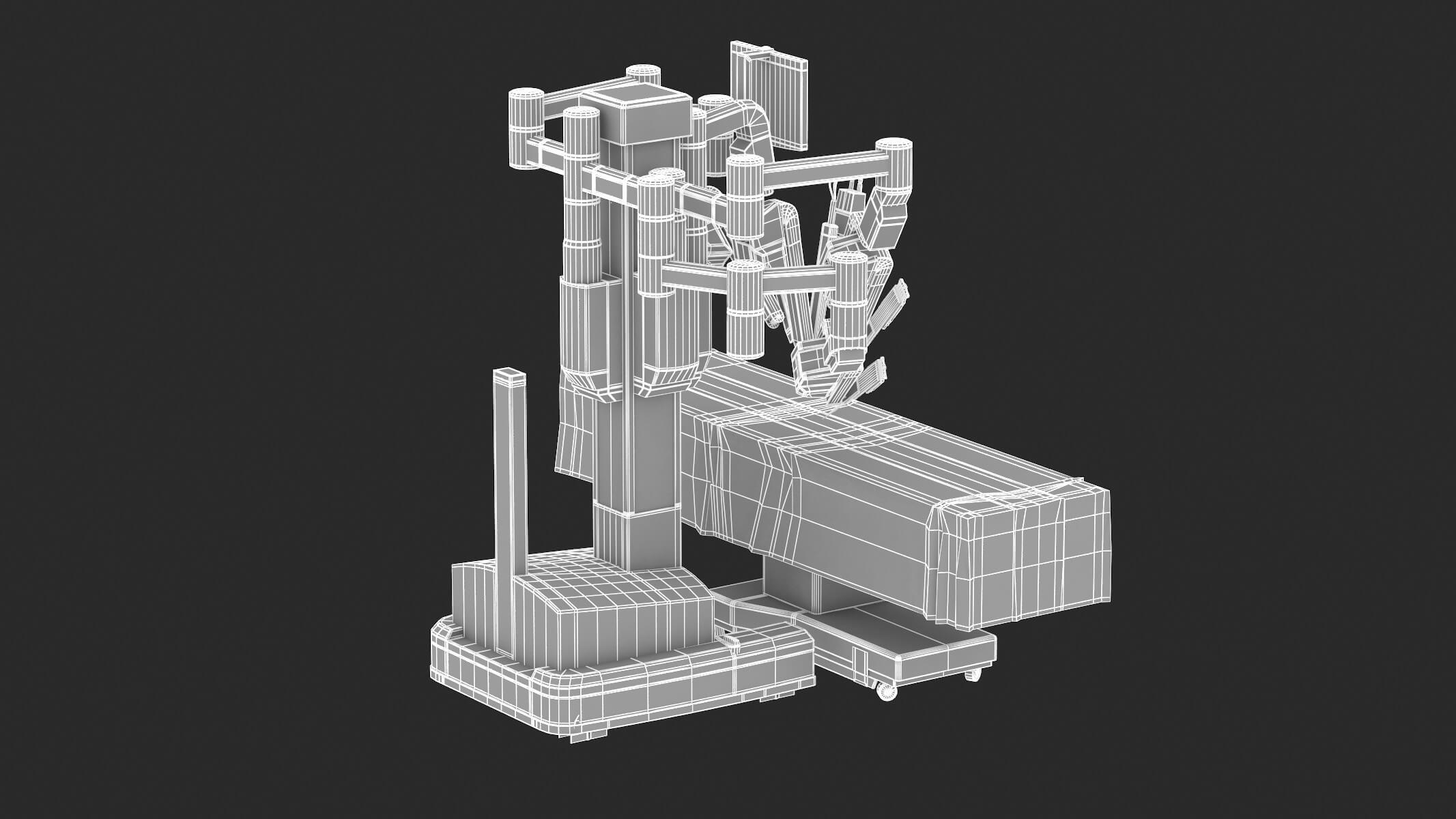Robotic Surgical System - 3D Model by frezzy