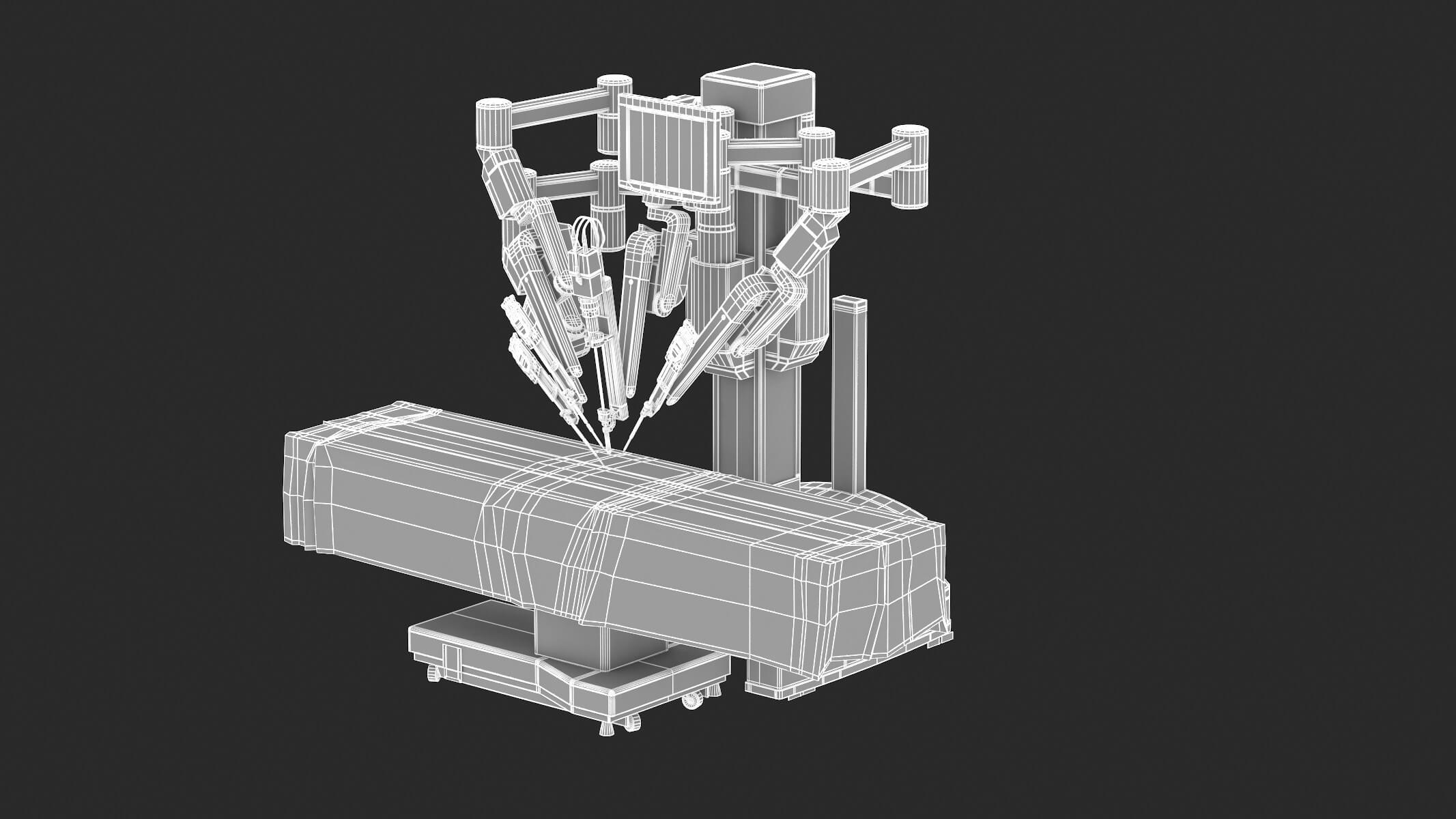 Robotic Surgical System - 3D Model by frezzy
