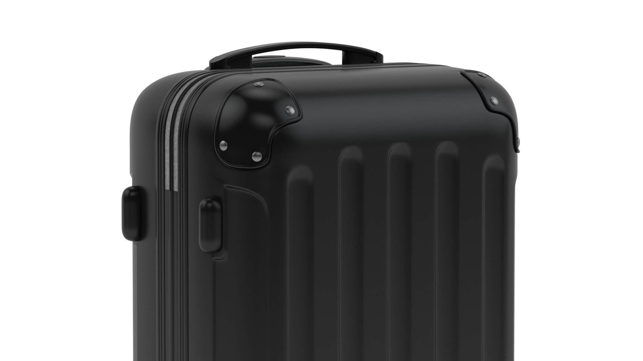 Rolling Travel Suitcase 3D Model by frezzy