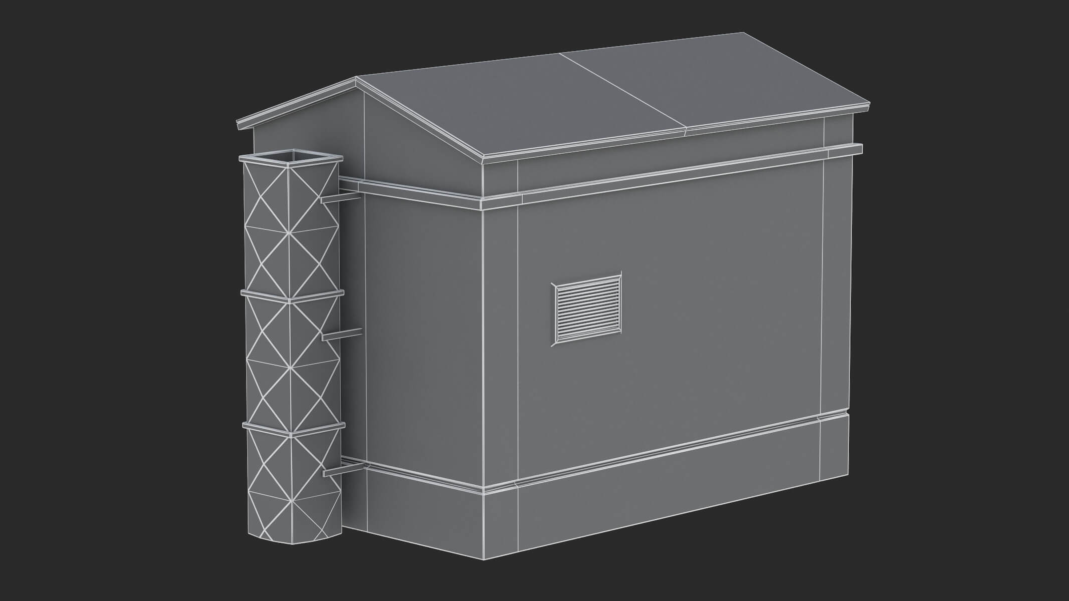 Rooftop 02 - 3D Model by frezzy
