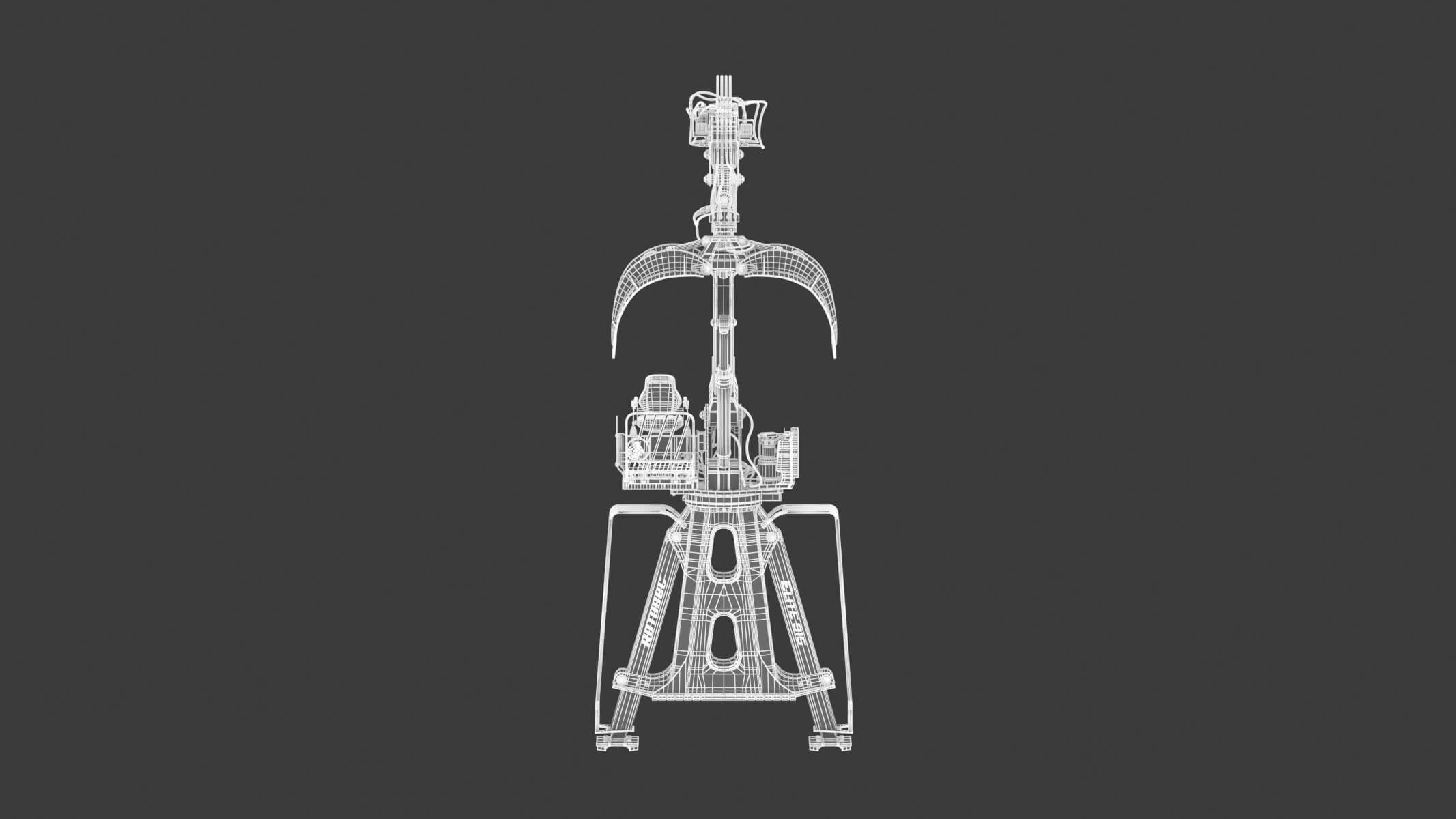 Rotobec Elite 915 Grapple Loader 01 - 3D Model by frezzy