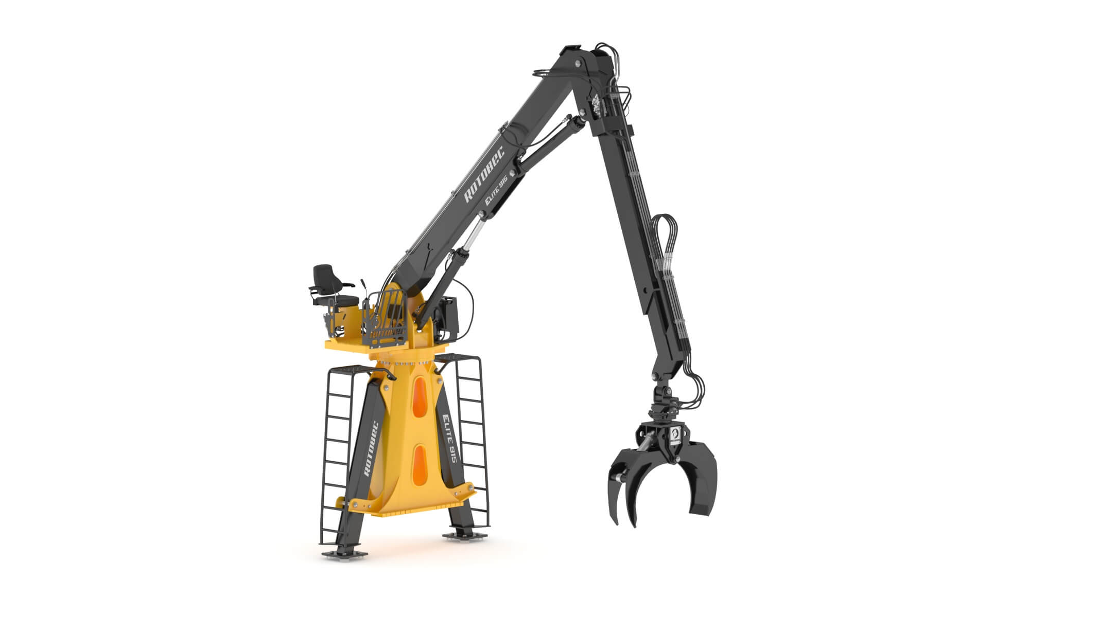Rotobec Elite 915 Grapple Loader 02 - 3D Model by frezzy