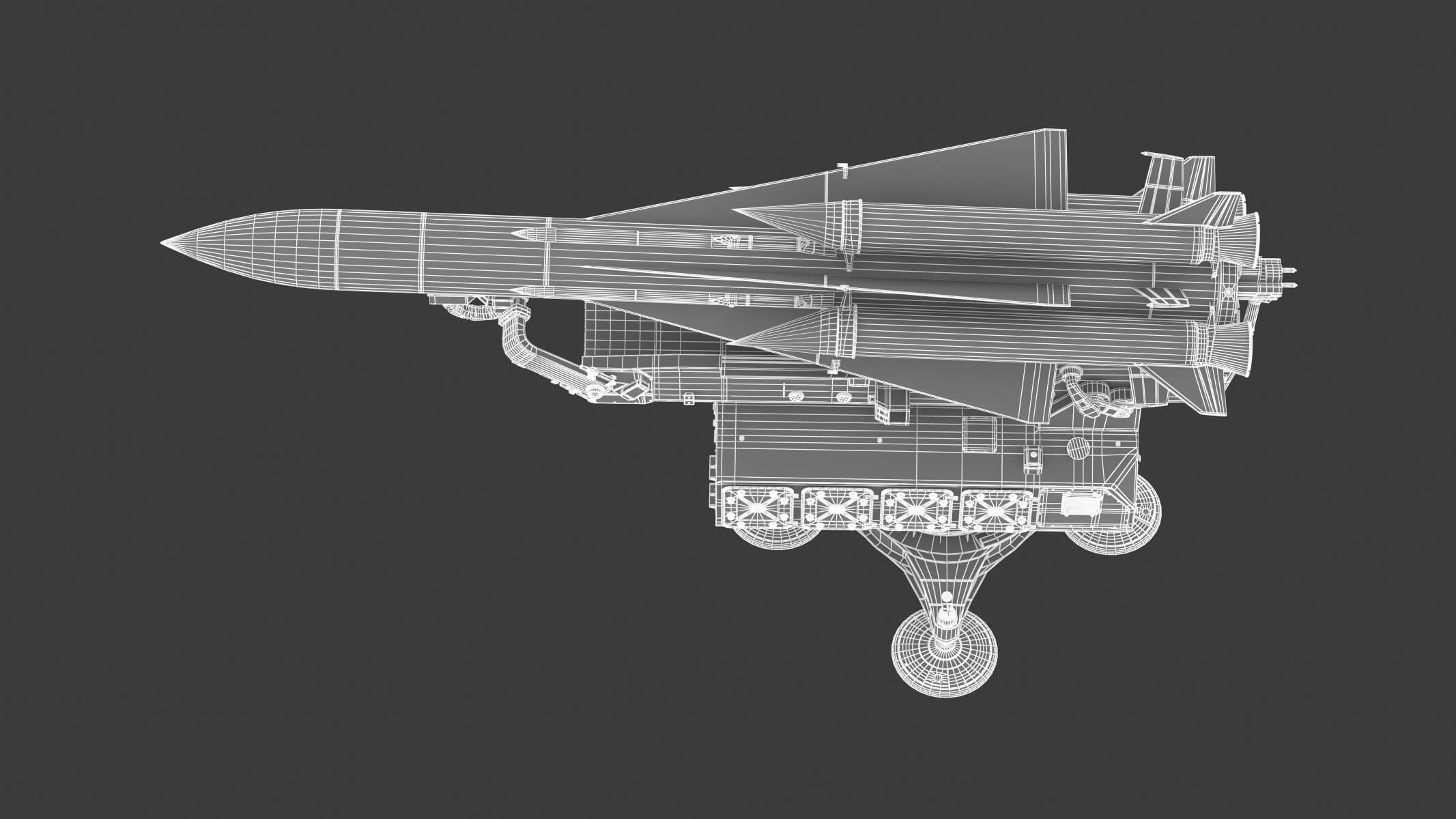 S-200 Missile 3D Model by frezzy