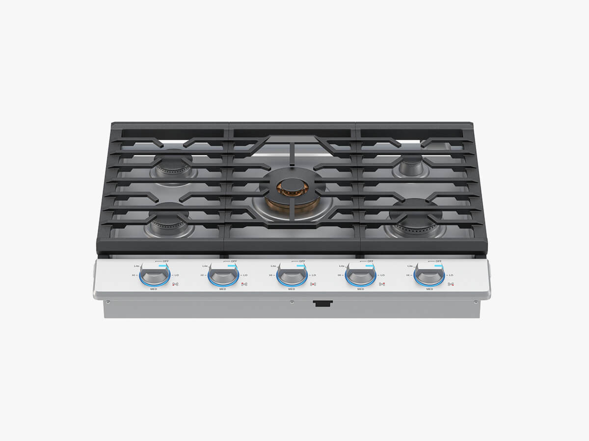Samsung 30 Inch Gas Cooktop With 22K BTU Burners 3D Model by frezzy