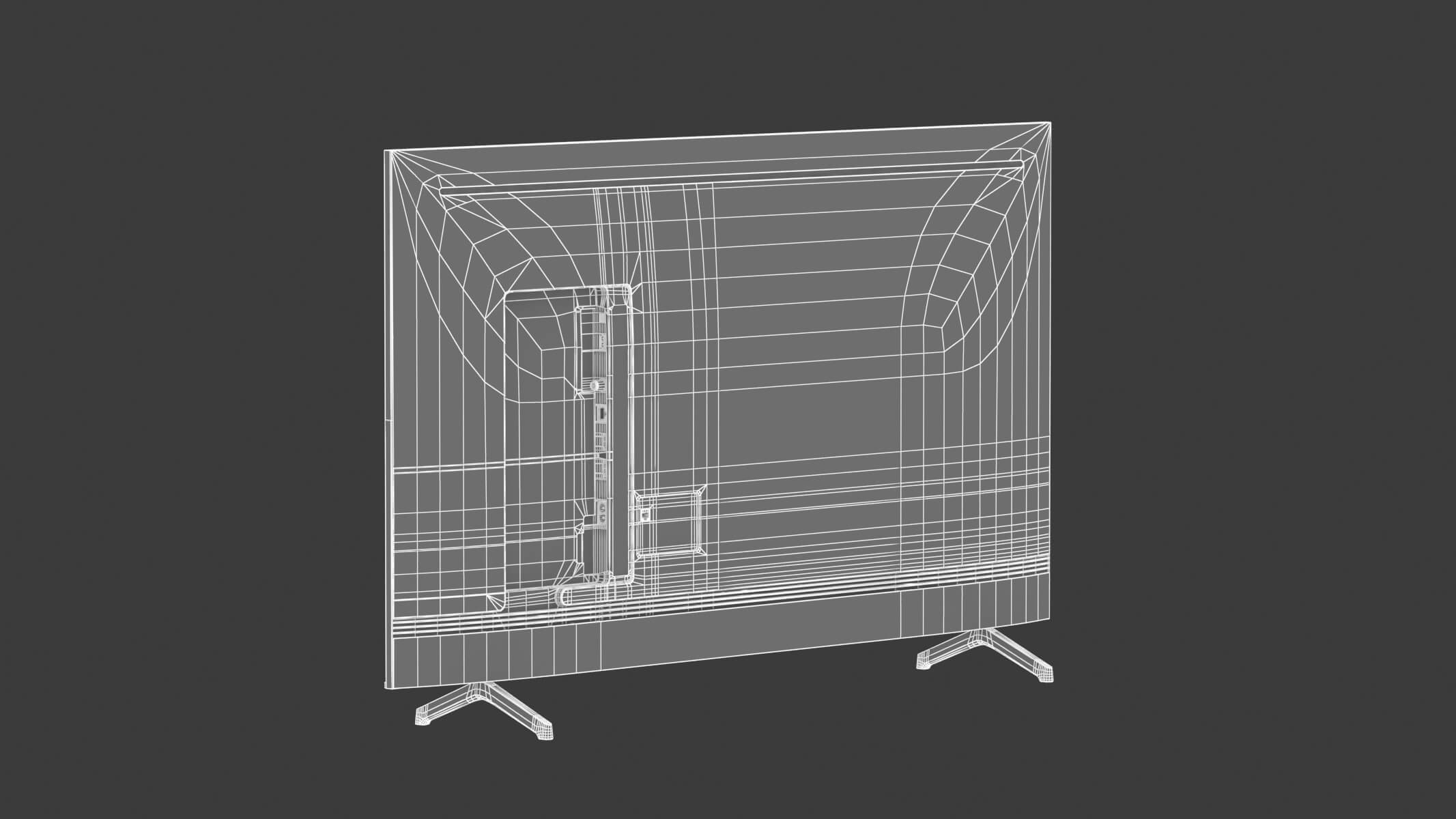 Samsung 55 Inches Class Tu690T Crystal UHD 4K Smart TV - 3D Model by frezzy
