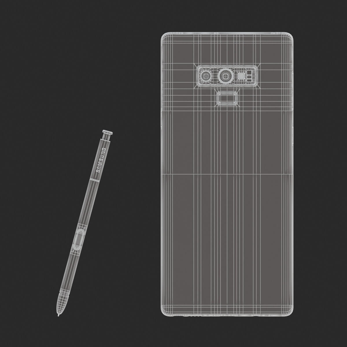 Samsung Galaxy Note 9 - 3D Model by frezzy