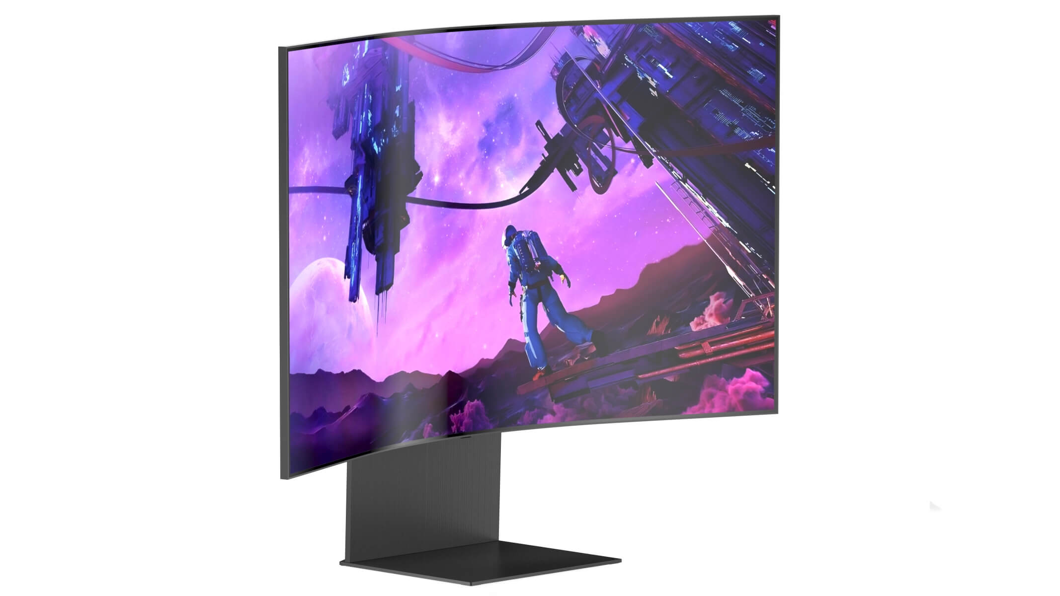 Samsung Odyssey Ark 4K UHD 55 Inch - 3D Model by frezzy