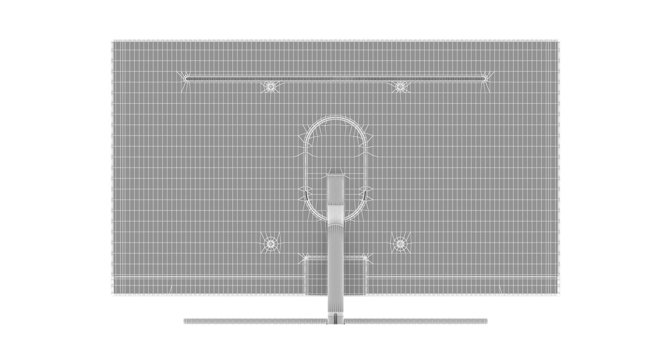 Samsung Q7C 55 Curved QLED 4K TV 55 Inch - 3D Model by frezzy