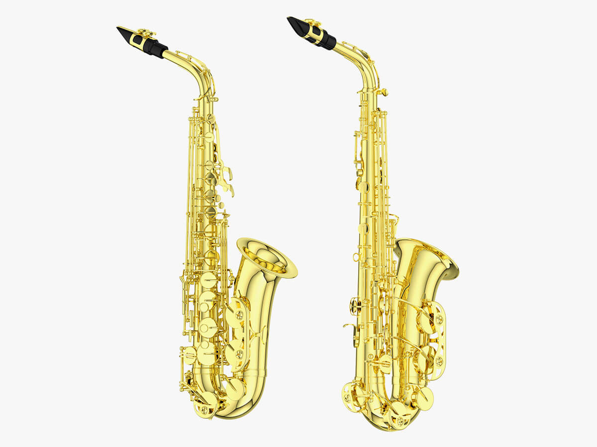 Saxophone 3D Model by frezzy