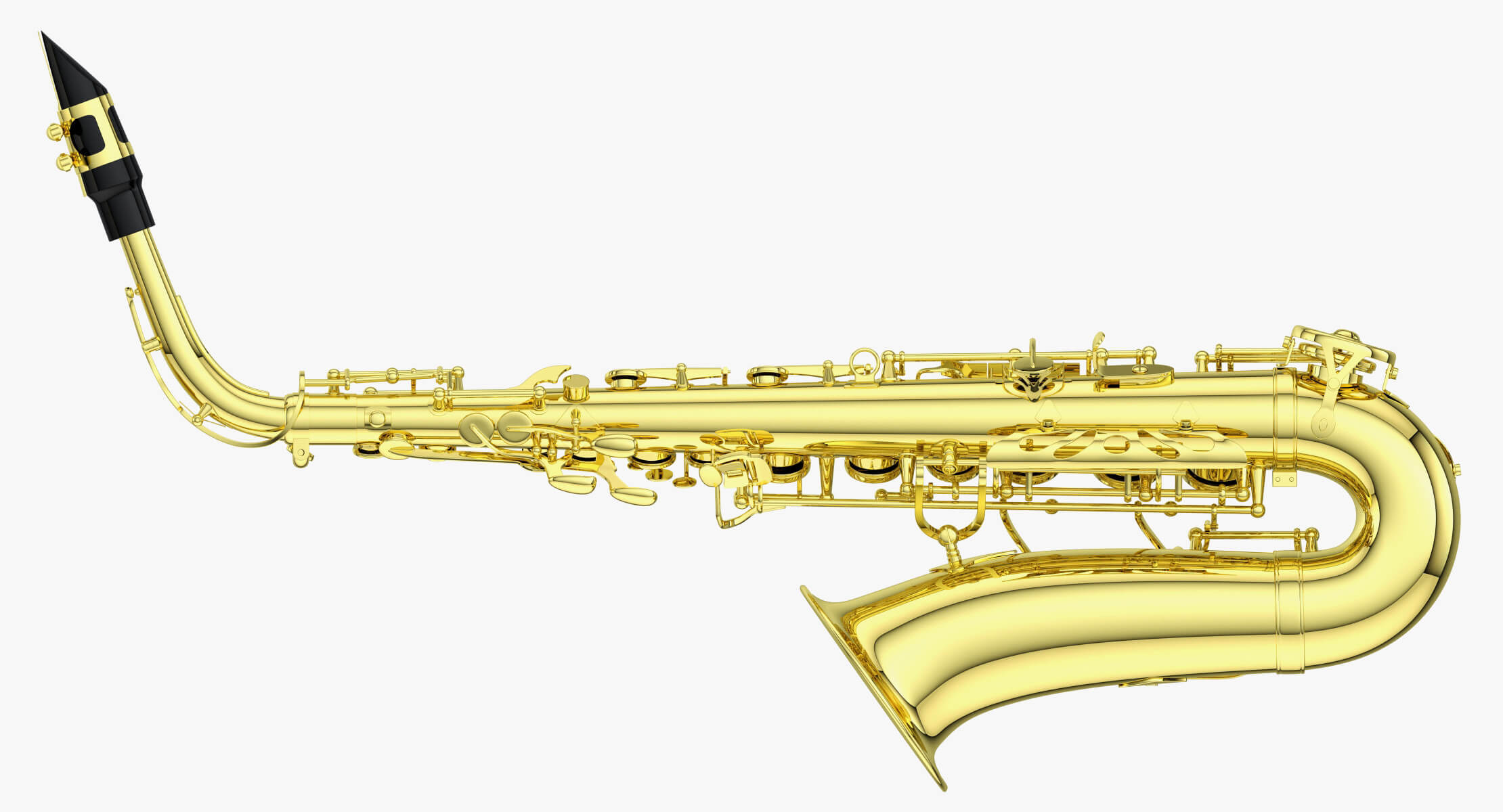 Saxophone 3D Model by frezzy
