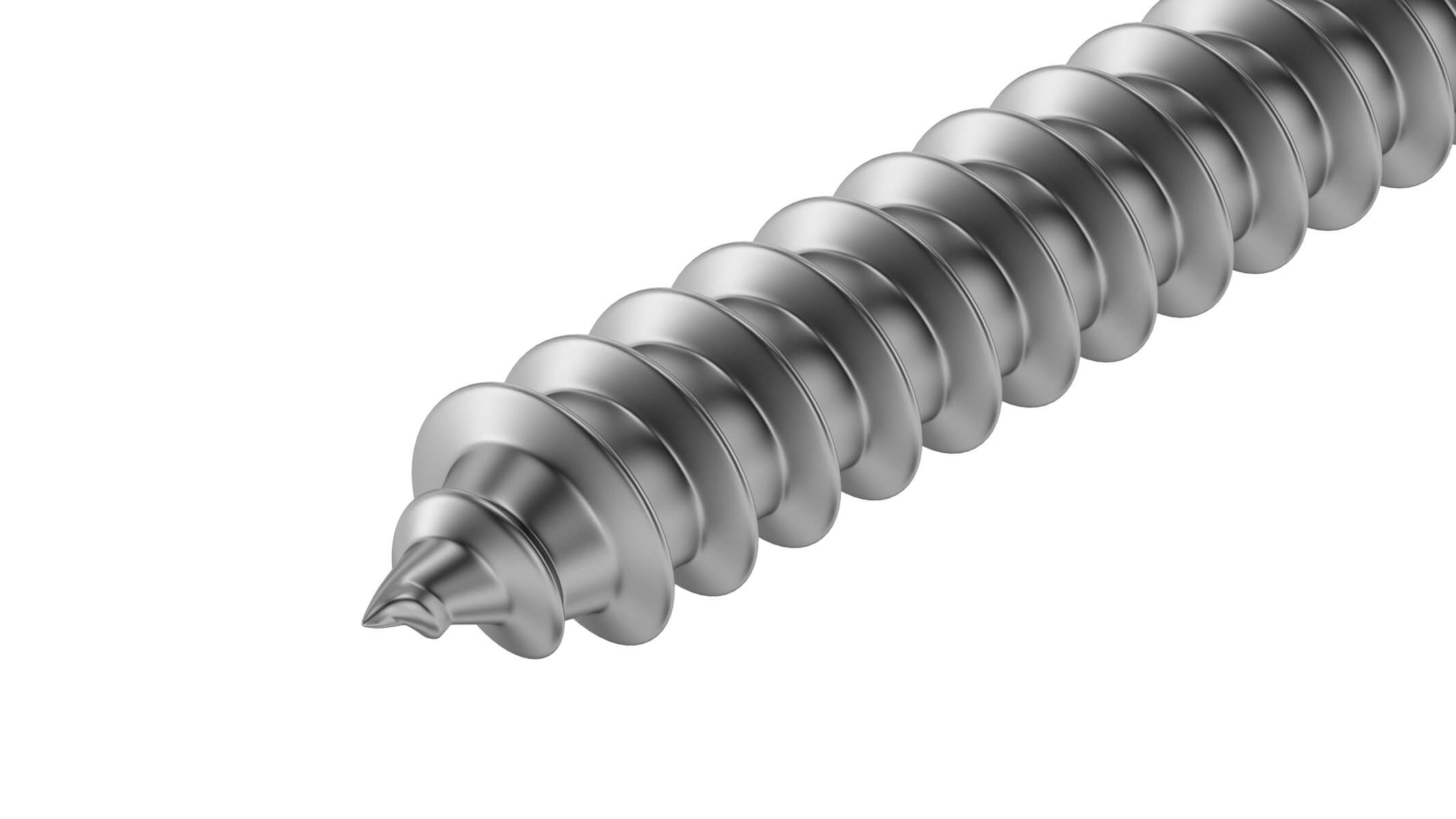 Sheet Metal Screw 3D Model by frezzy