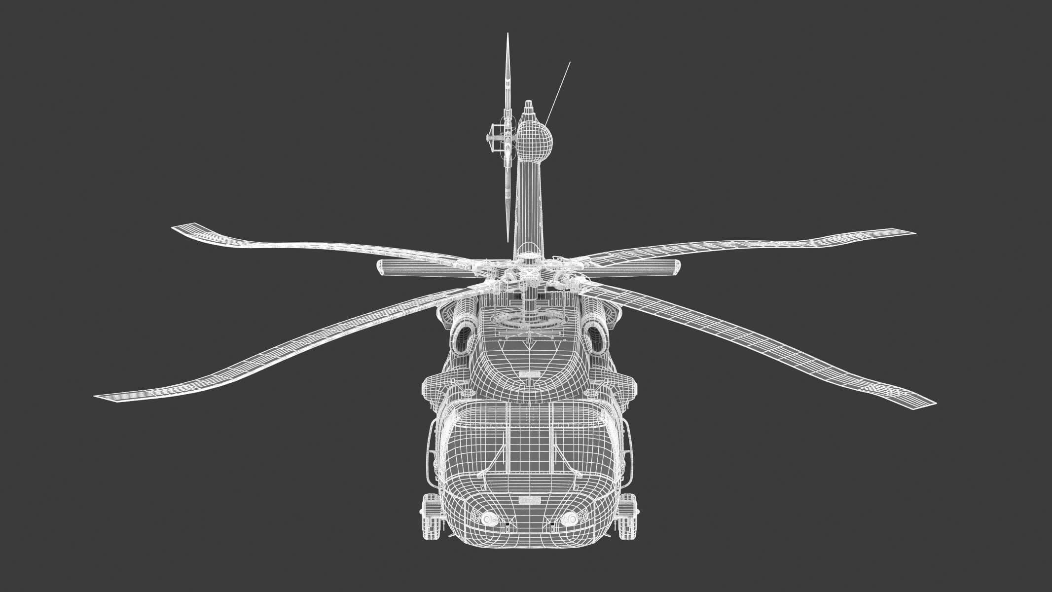 Sikorsky UH-60 Black Hawk 3D Model by frezzy