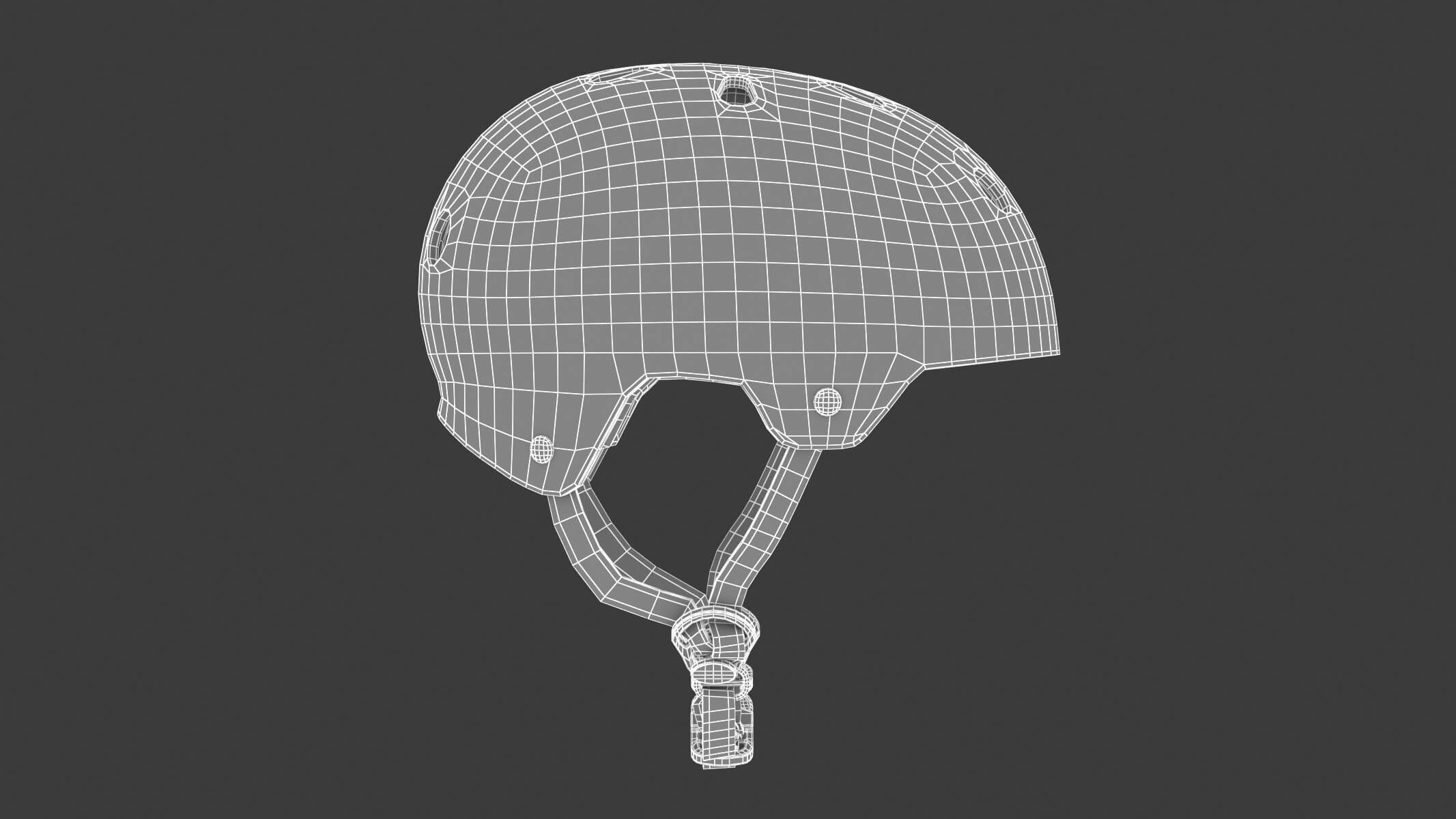 Skate Helmet 3D Model by frezzy