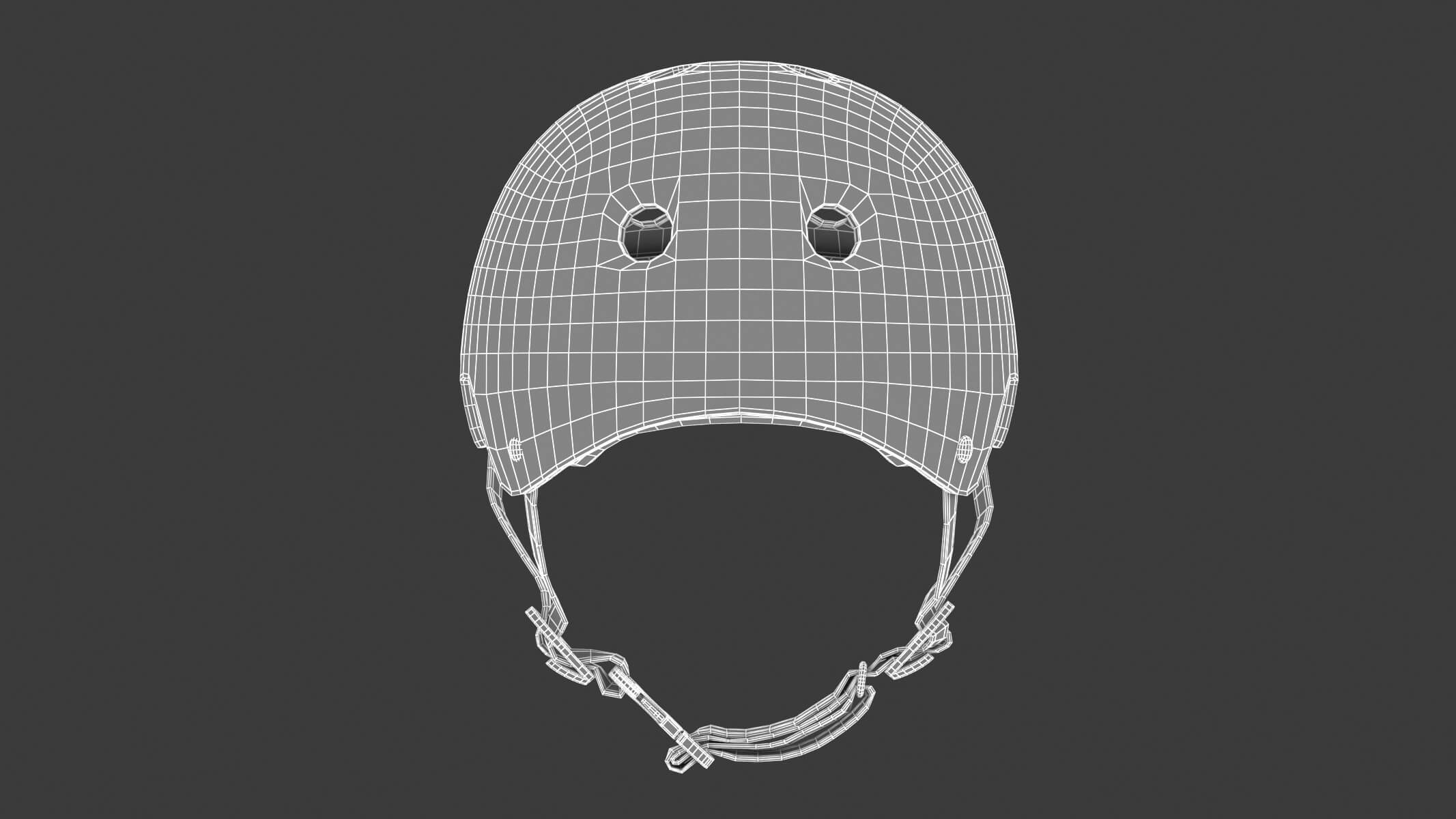 Skate Helmet 3D Model by frezzy