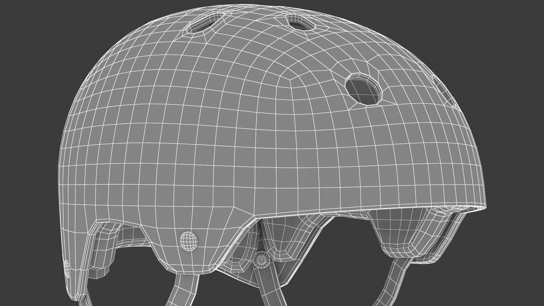 Skate Helmet 3D Model by frezzy