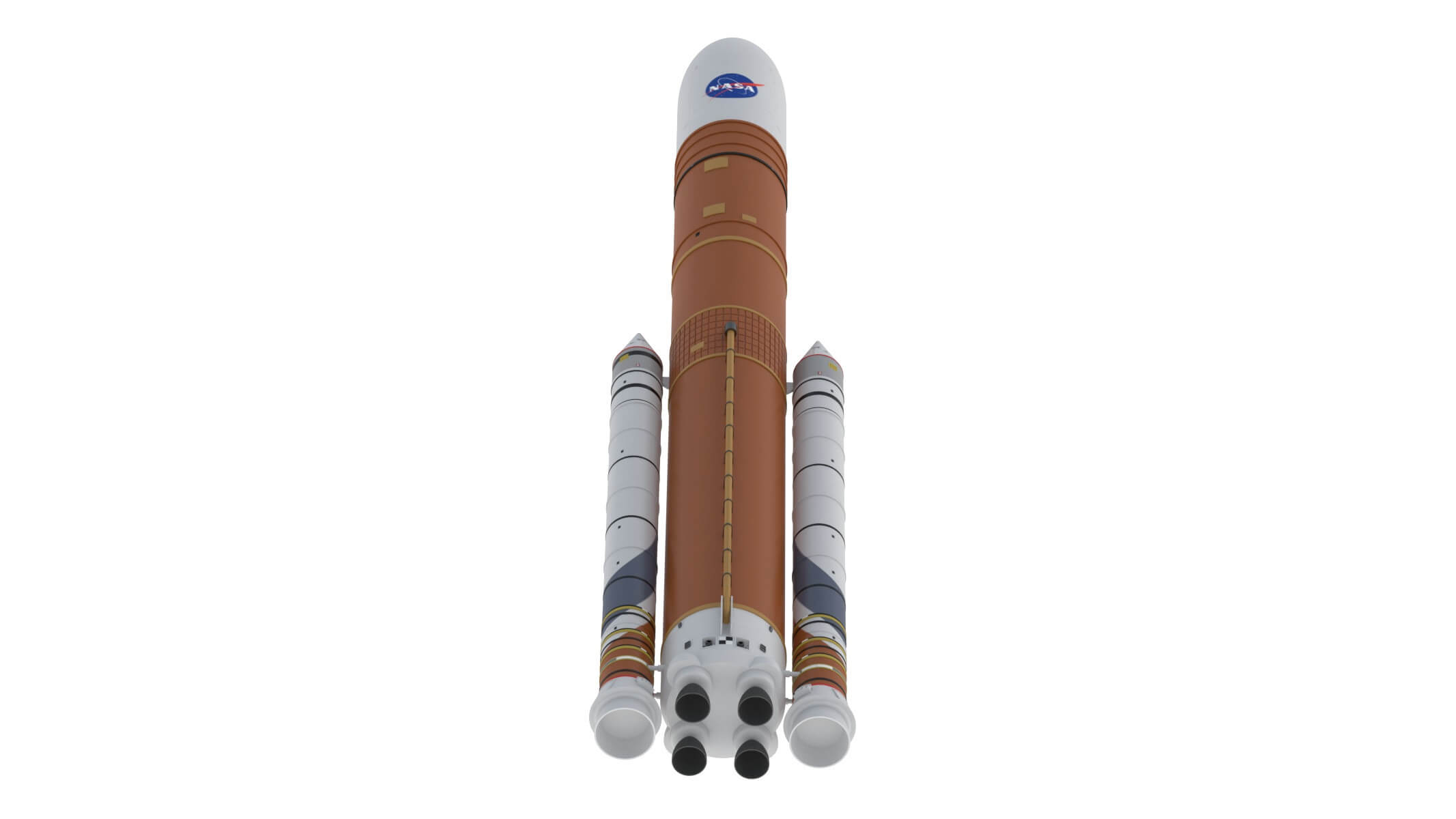 Cargo Reocket SLS Block 1B Cargo Rocket - 3D Model by frezzy