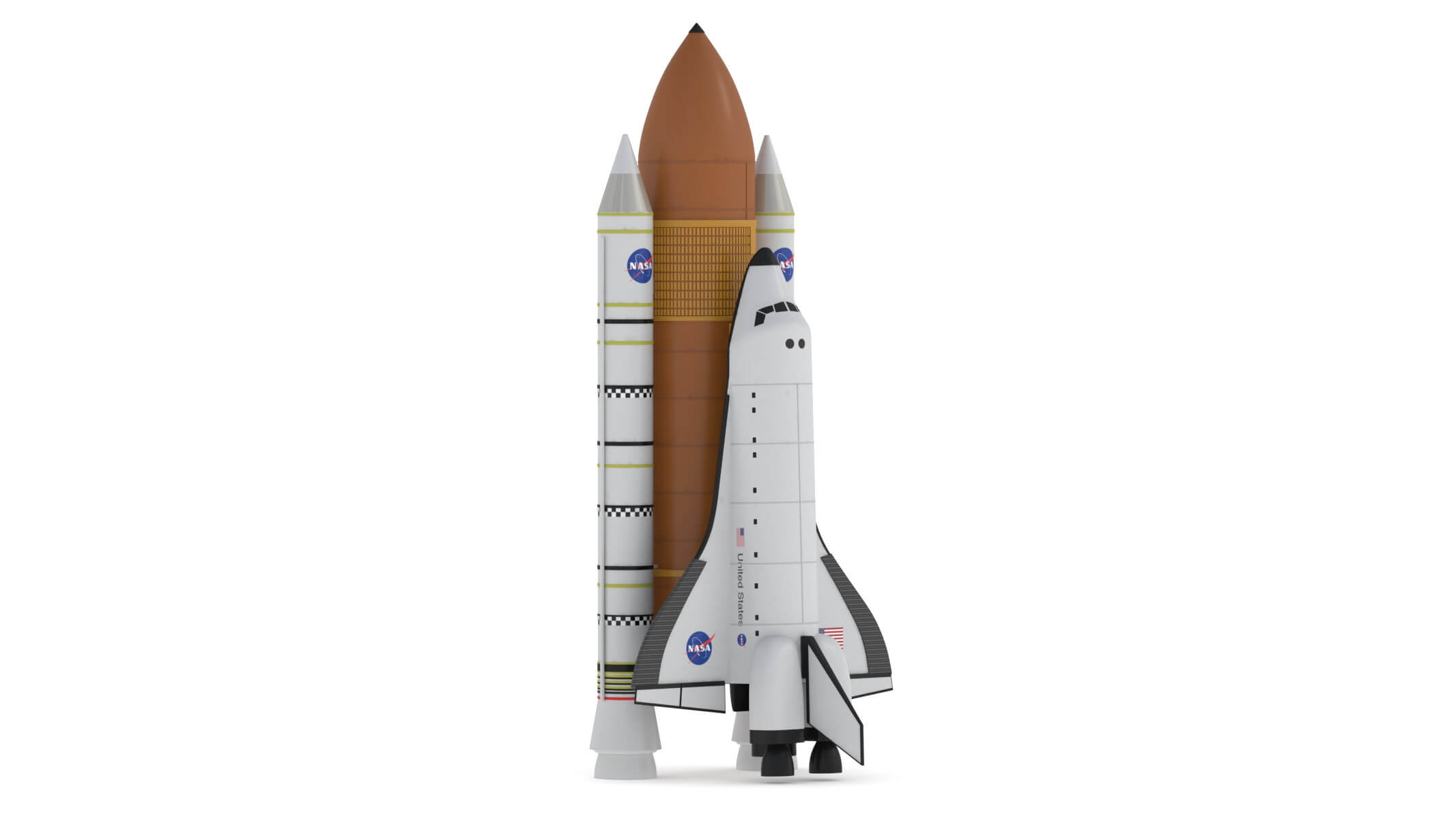 Space Shuttle 3d Model By Frezzy