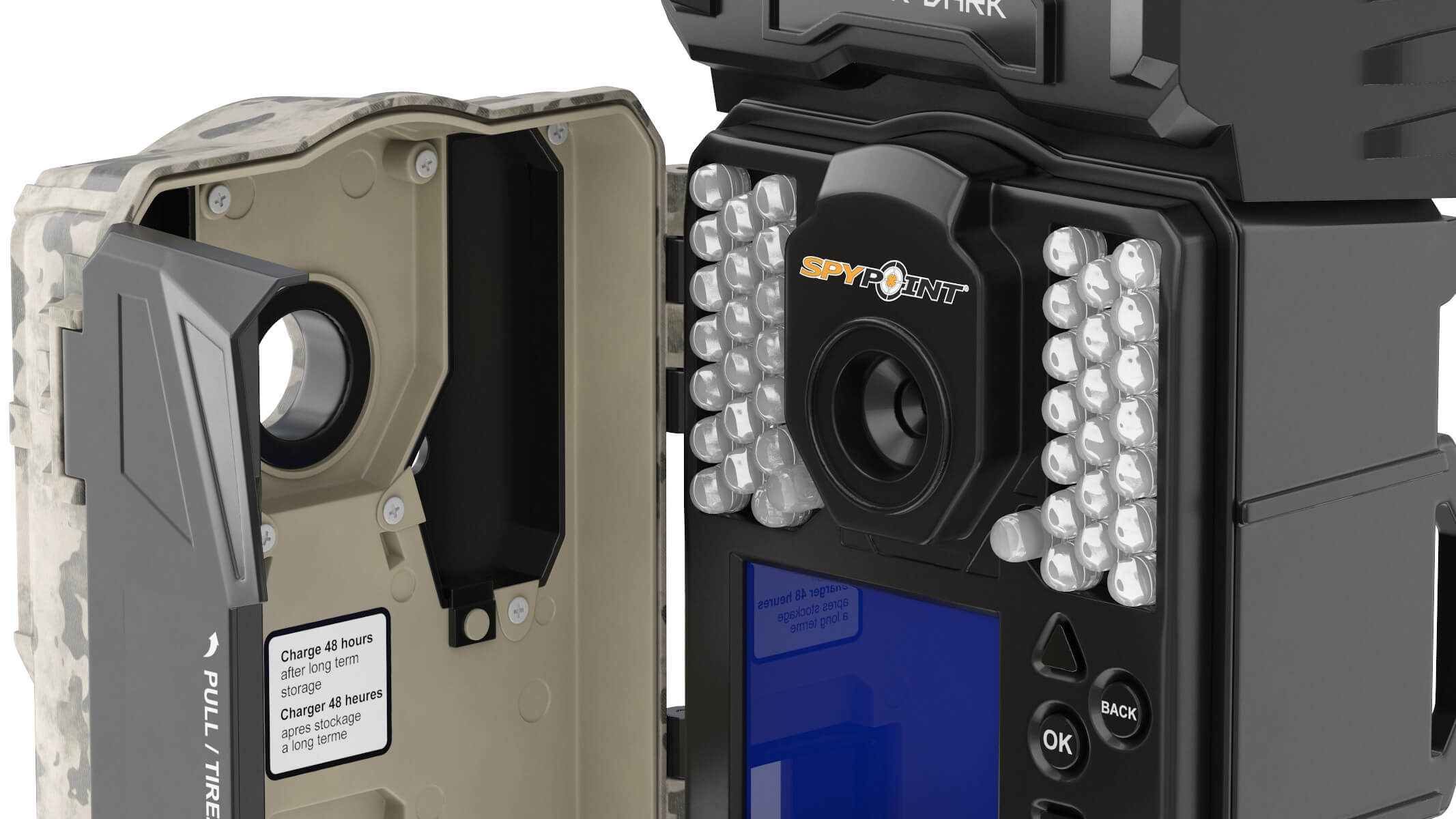 Trail Cam SpyPoint Flex S Dark Solar 40 MP Cellular era Trail