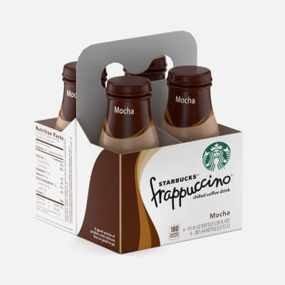 Starbucks Bottled Frappuccino 3d Model By Frezzy