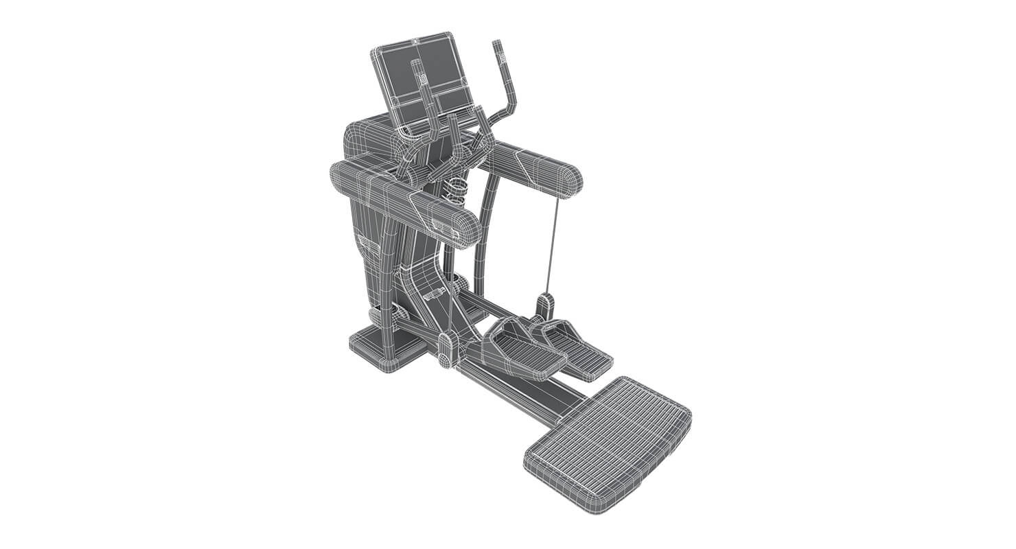 Technogym Cross Trainer Elliptical Artis Vario 3D Model by frezzy
