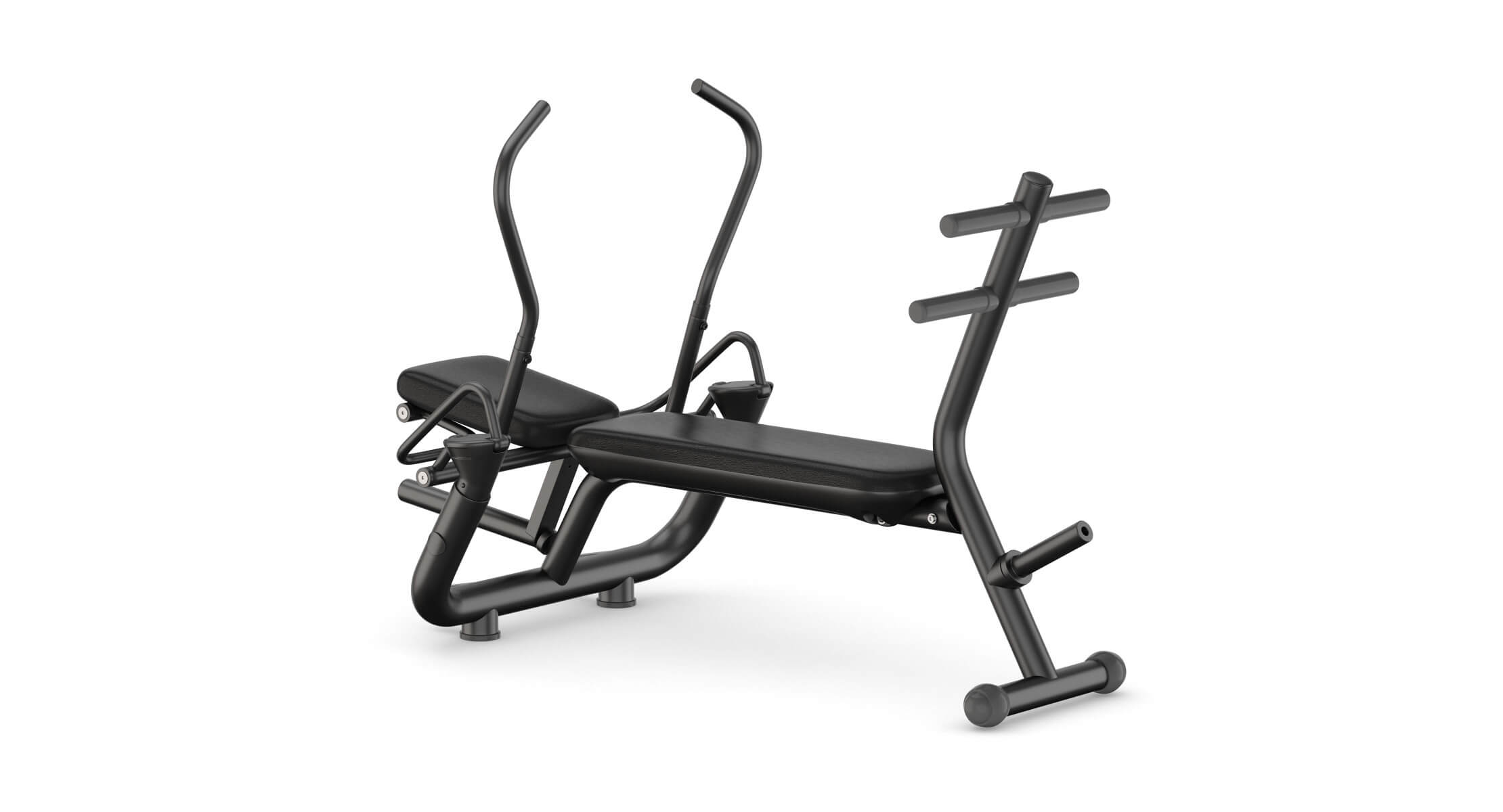 Technogym Element AB + Crunch Bench 3D Model by frezzy