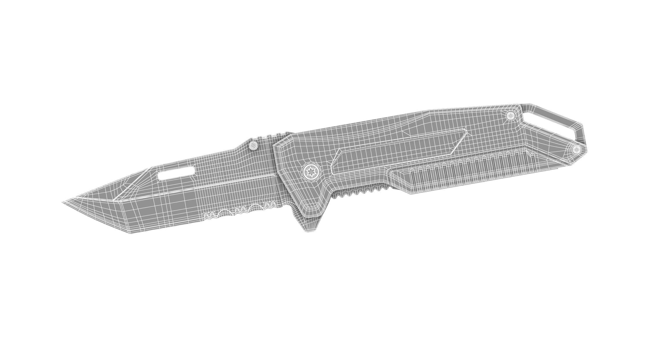 Tool Knife 3D Model by frezzy