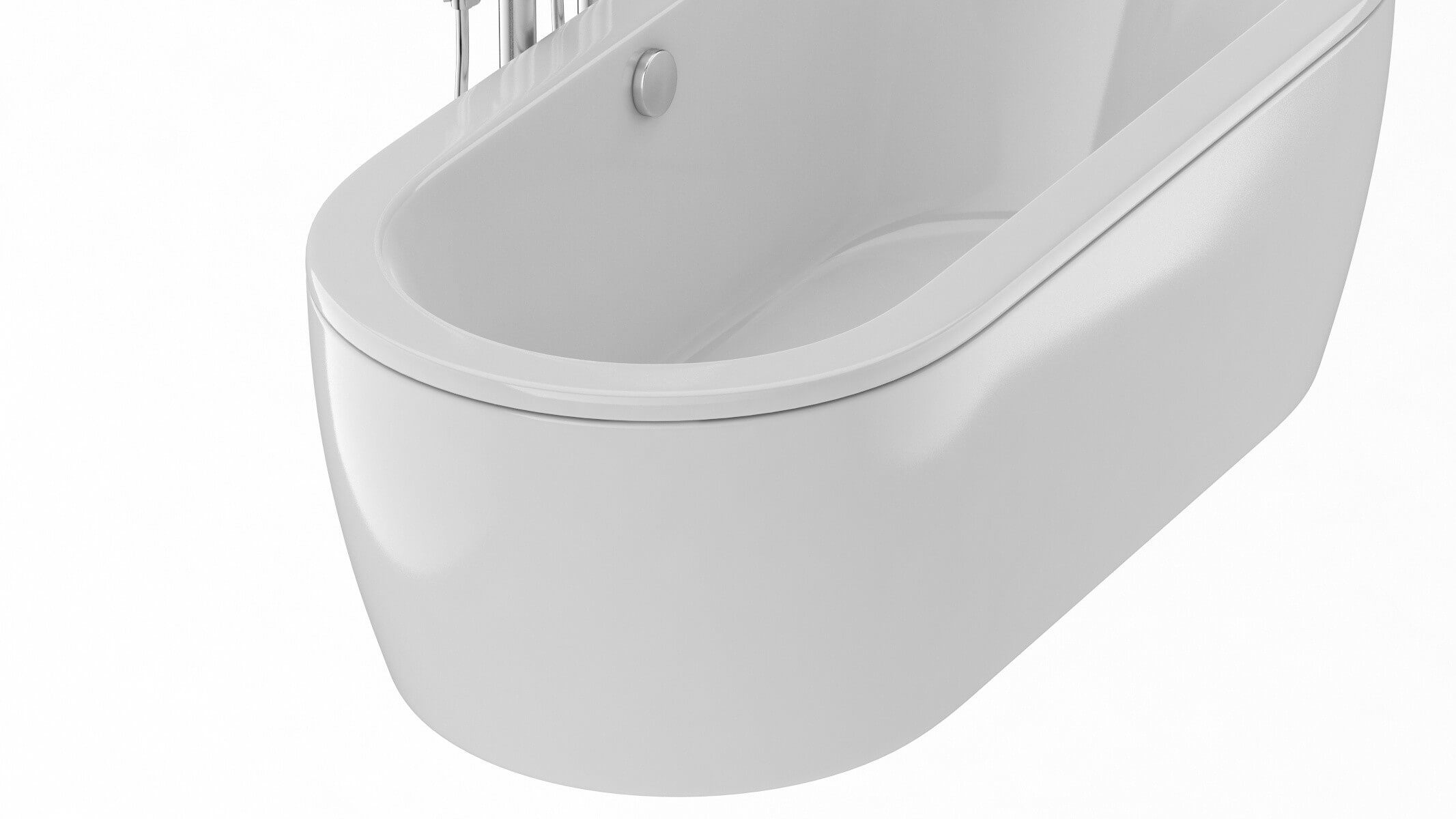 Toto Cast Iron Nexus Bathtub 3D Model by frezzy