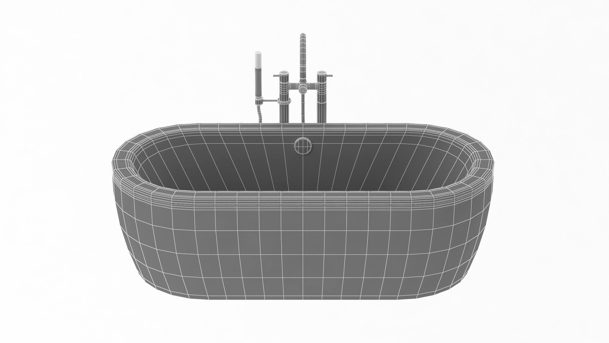 Toto Cast Iron Nexus Bathtub 3D Model by frezzy