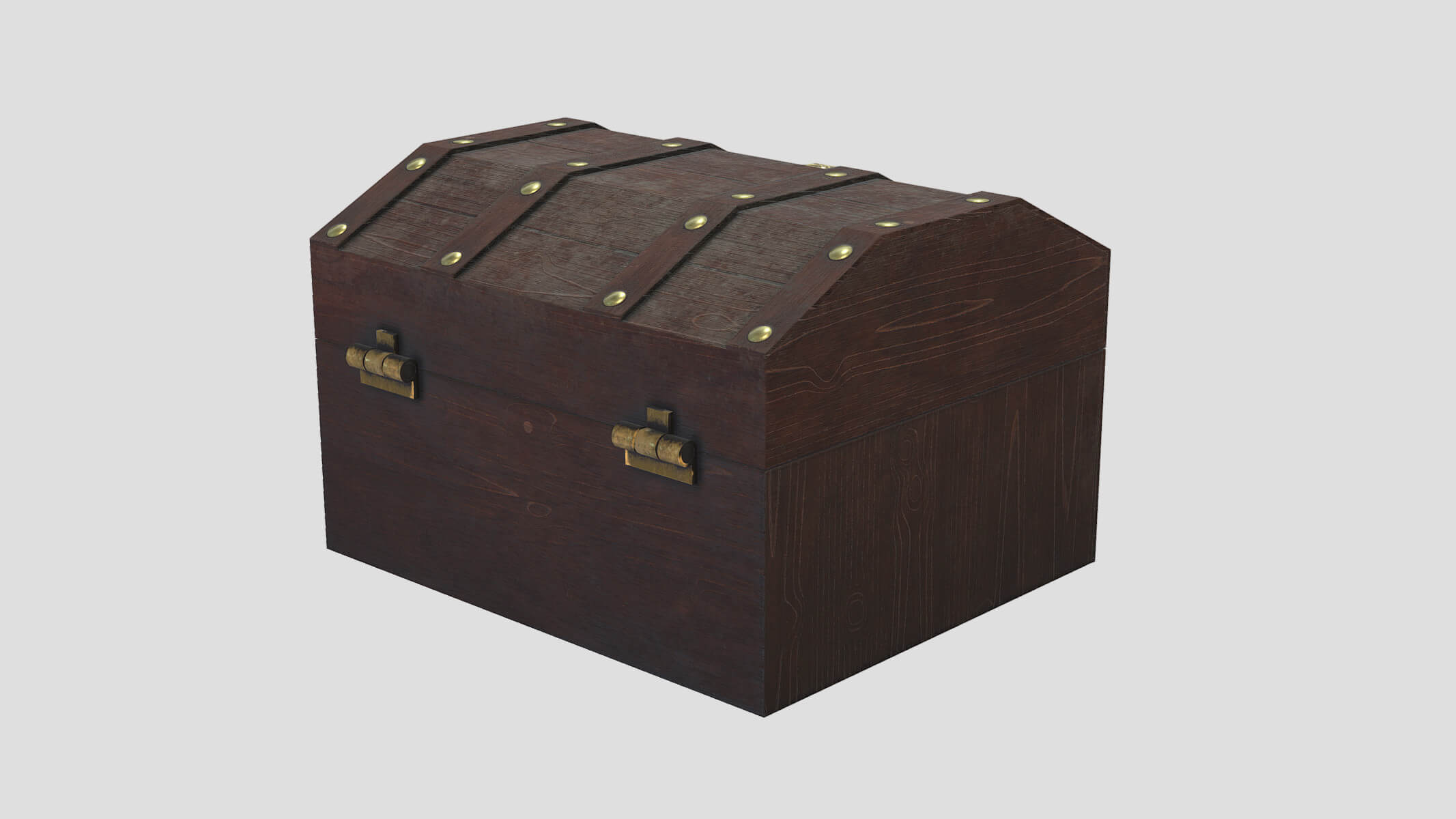 Treasure Chest Box 03 Low Poly - 3D Model by frezzy