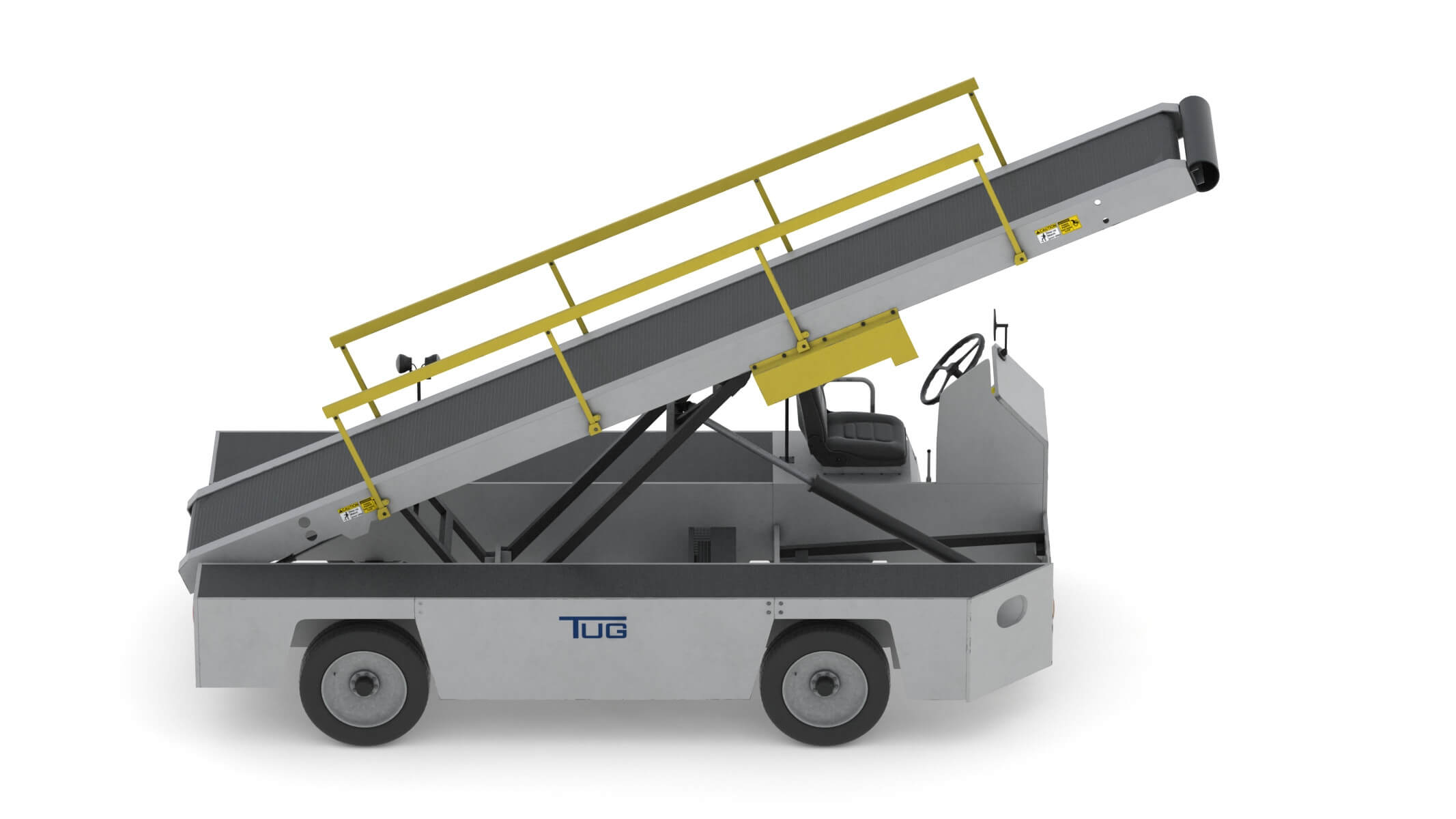 TUG 660 Belt Loader 3D Model by frezzy