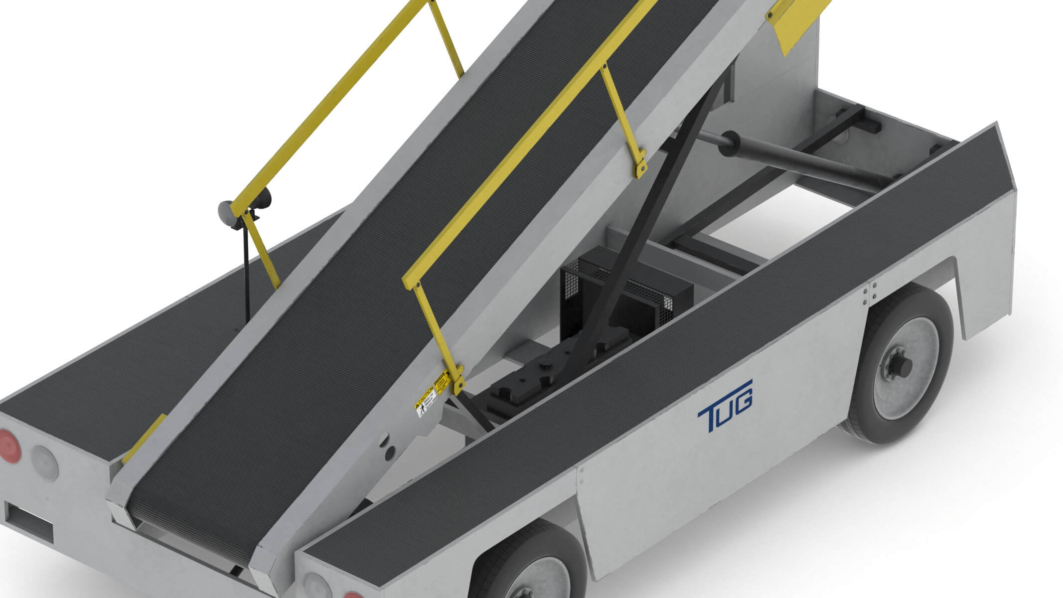 TUG 660 Belt Loader 3D Model by frezzy