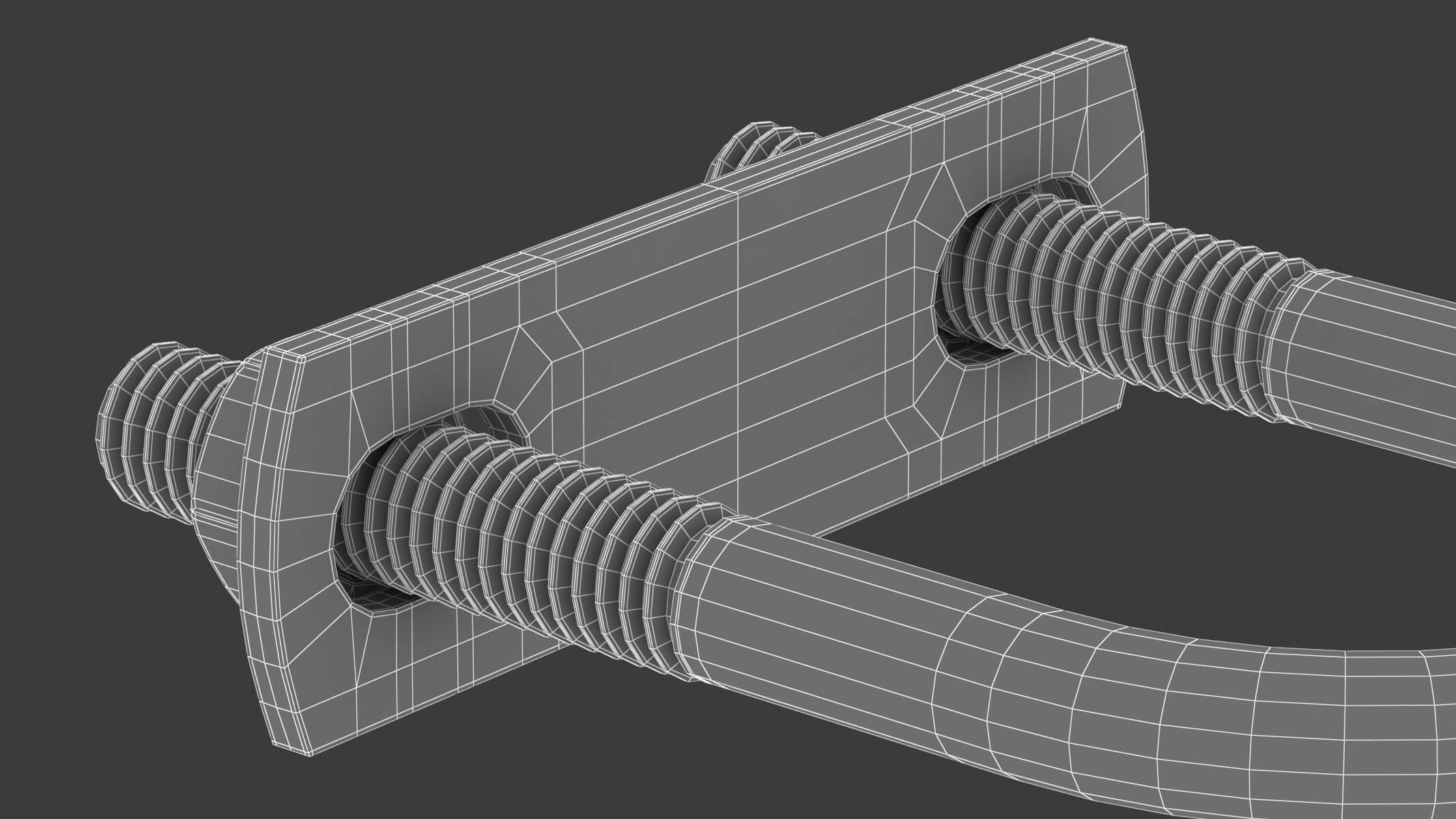 U Bolt 3D Model by frezzy